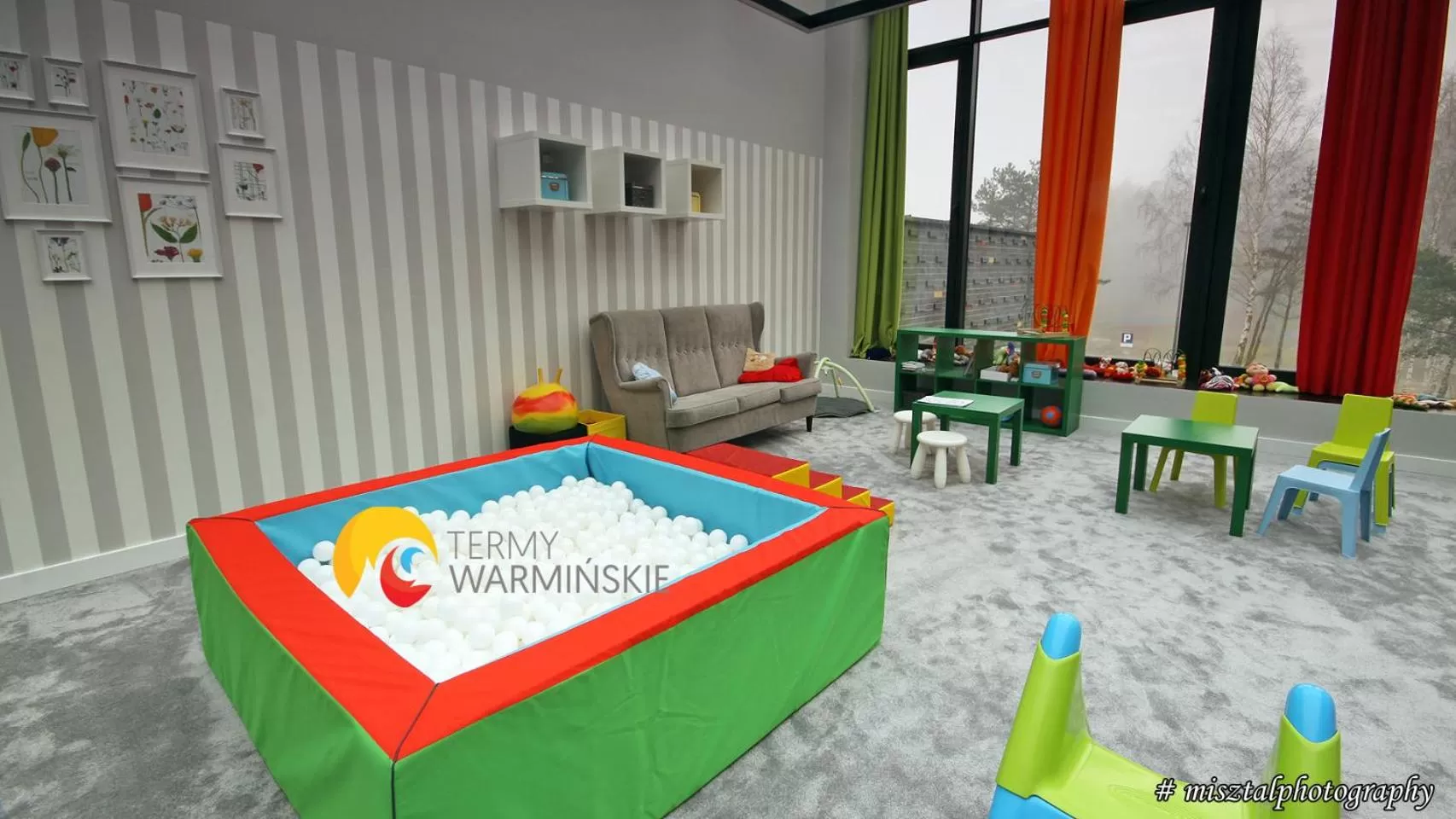 Children play ground in Termy Warmińskie