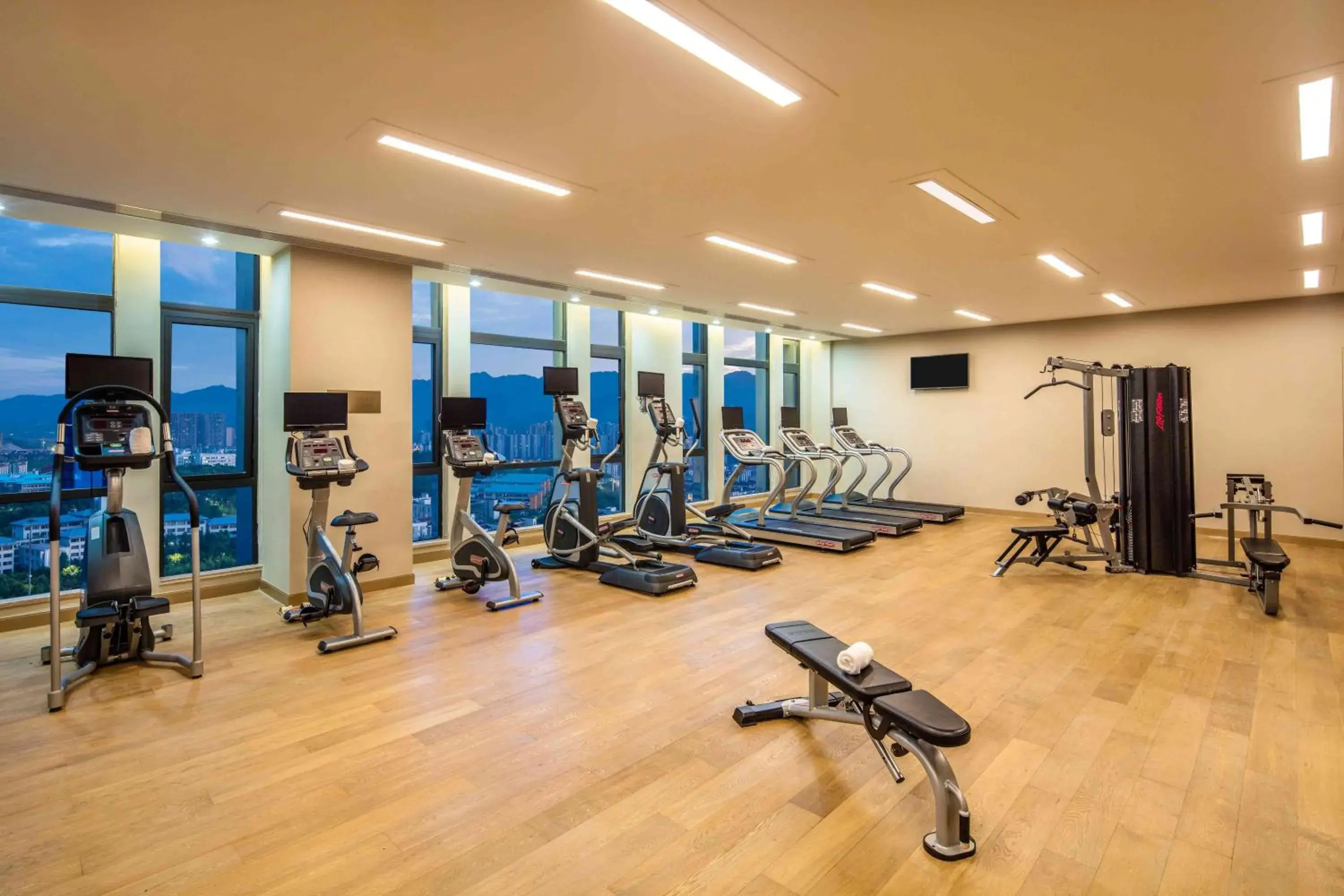 Swimming pool, Fitness Center/Facilities in Holiday Inn Chongqing University Town, an IHG Hotel