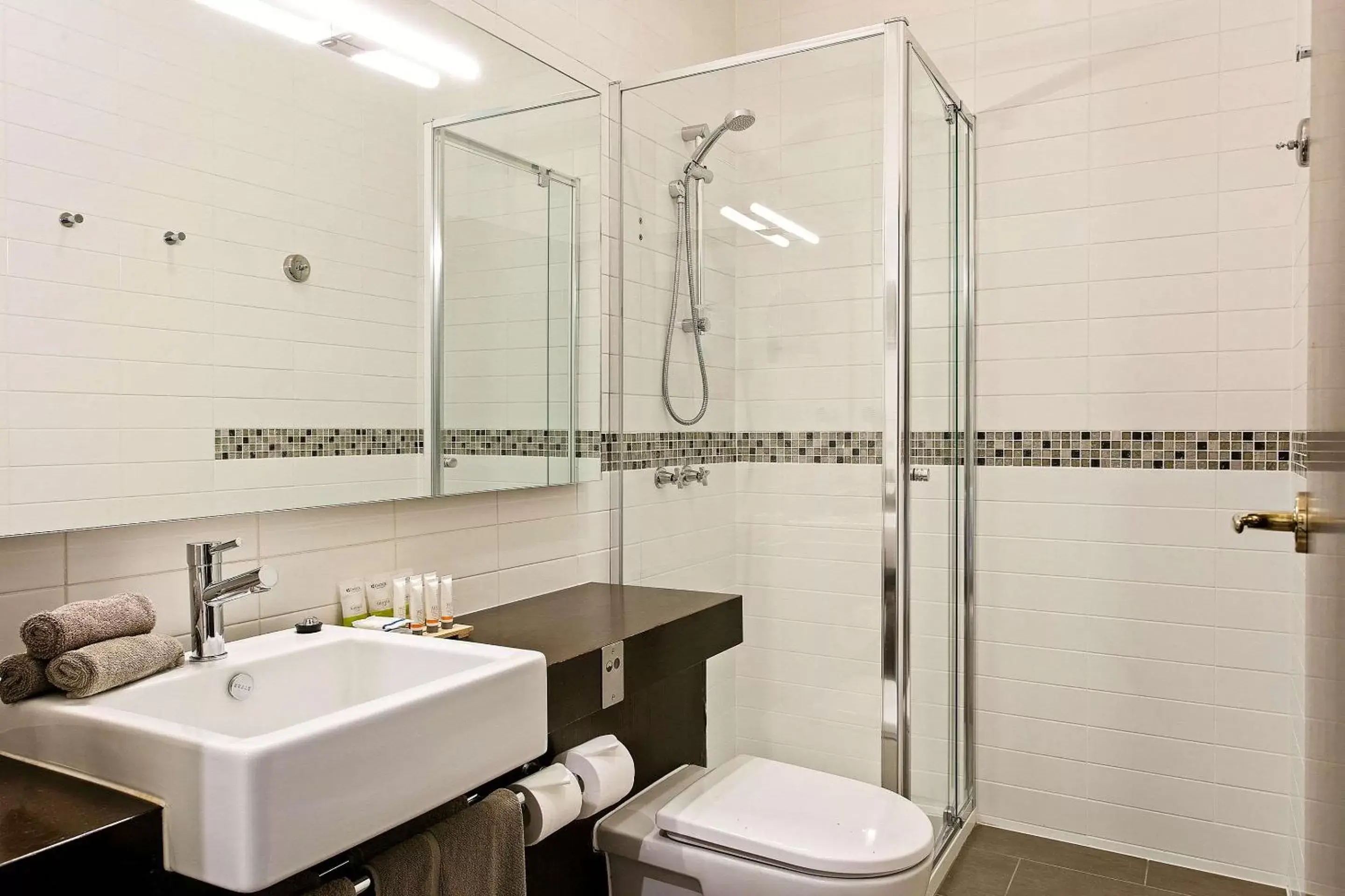 Shower, Bathroom in Quality Inn Heritage on Lydiard