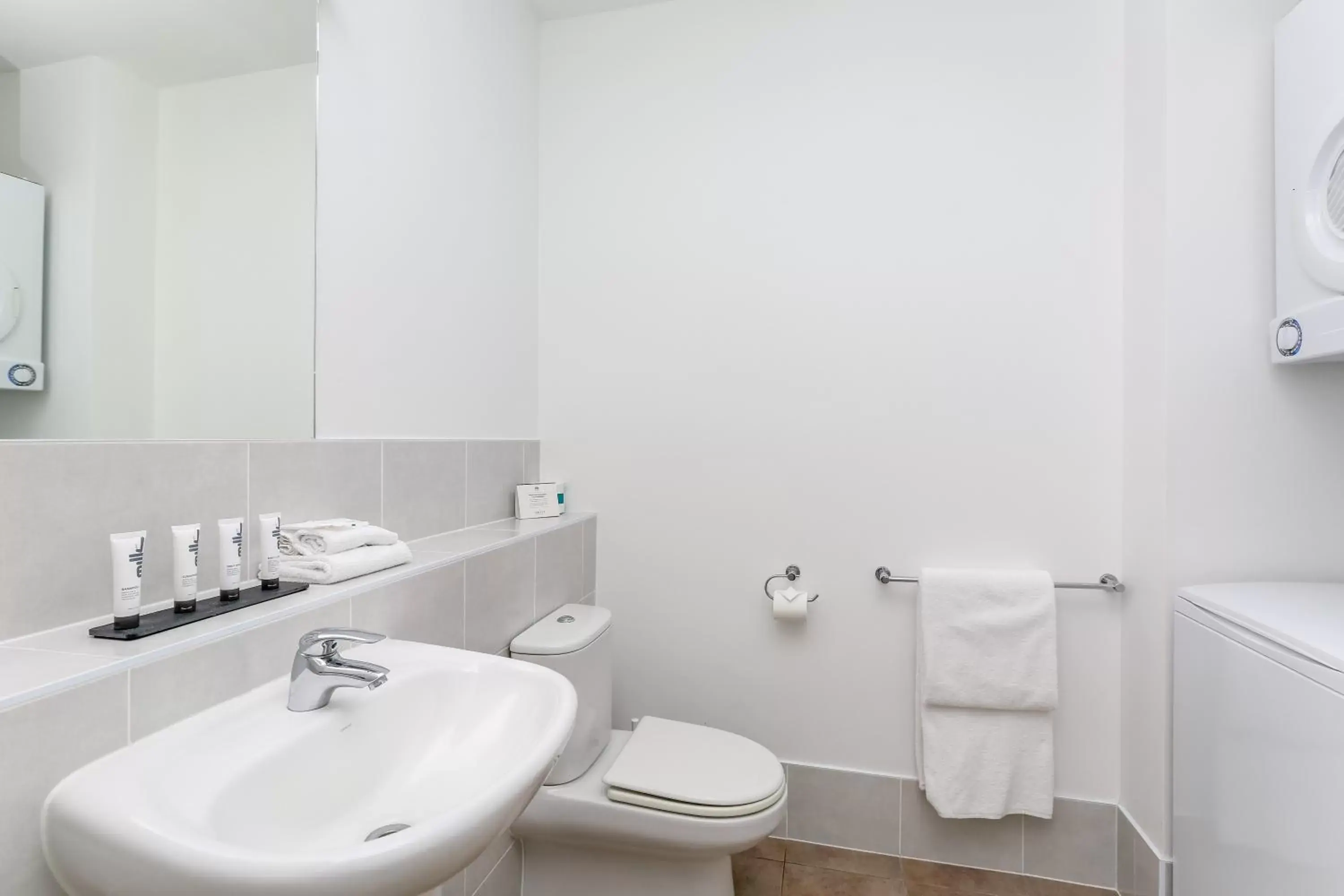 Bathroom in Quest New Plymouth Serviced Apartments