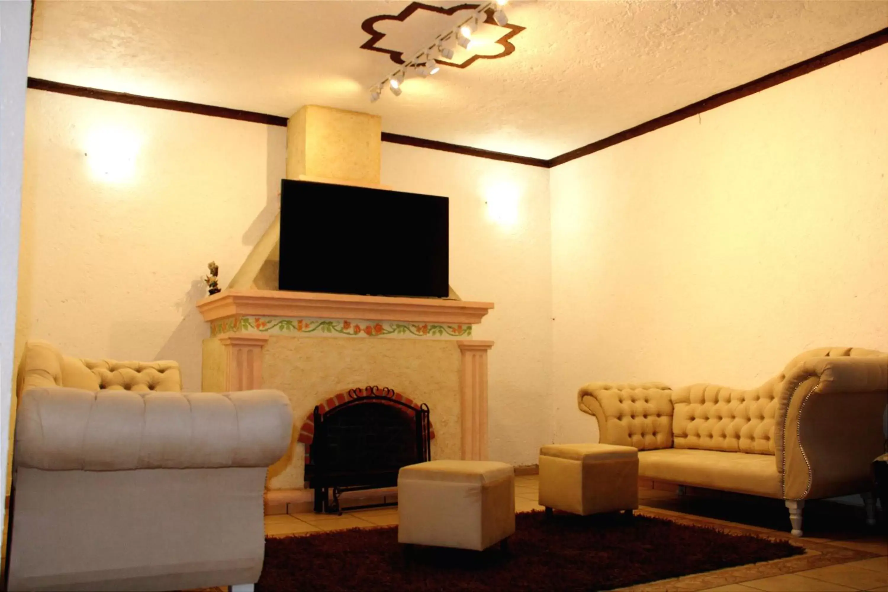 Communal lounge/ TV room, Seating Area in Hotel Peña Florencia
