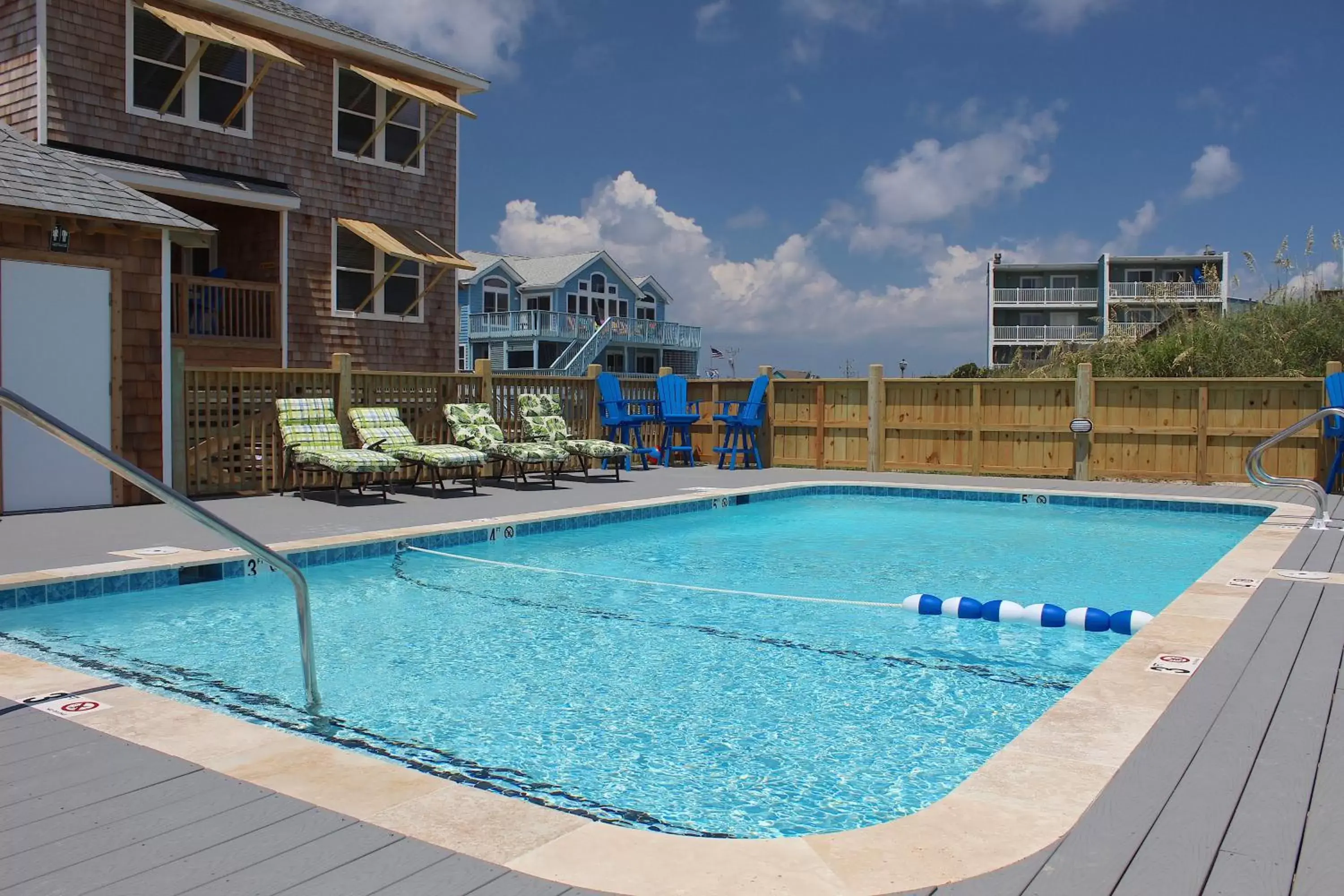 Swimming Pool in Whalebone Ocean Cottages by KEES Vacations