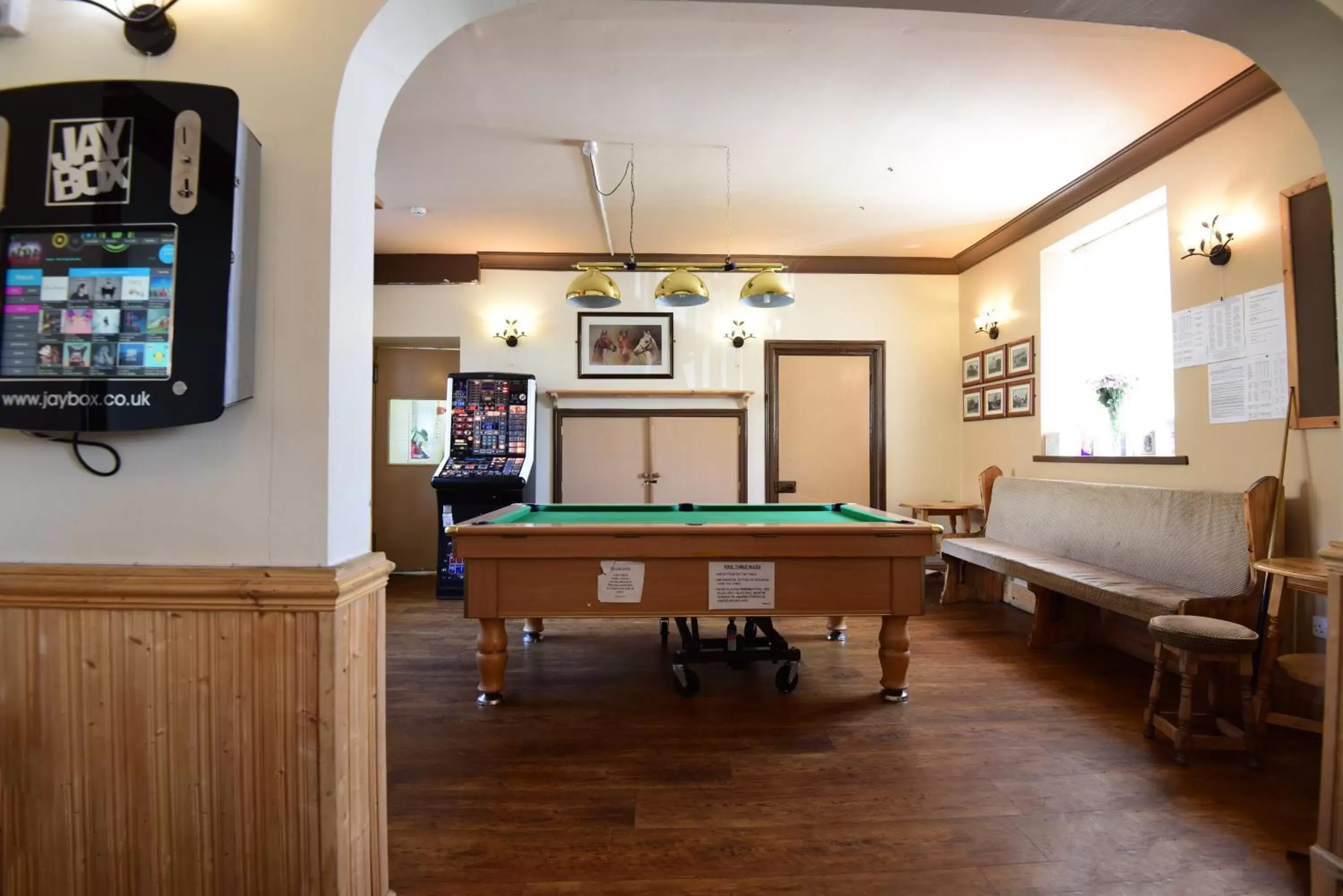 Game Room, Billiards in The Black Bull inn