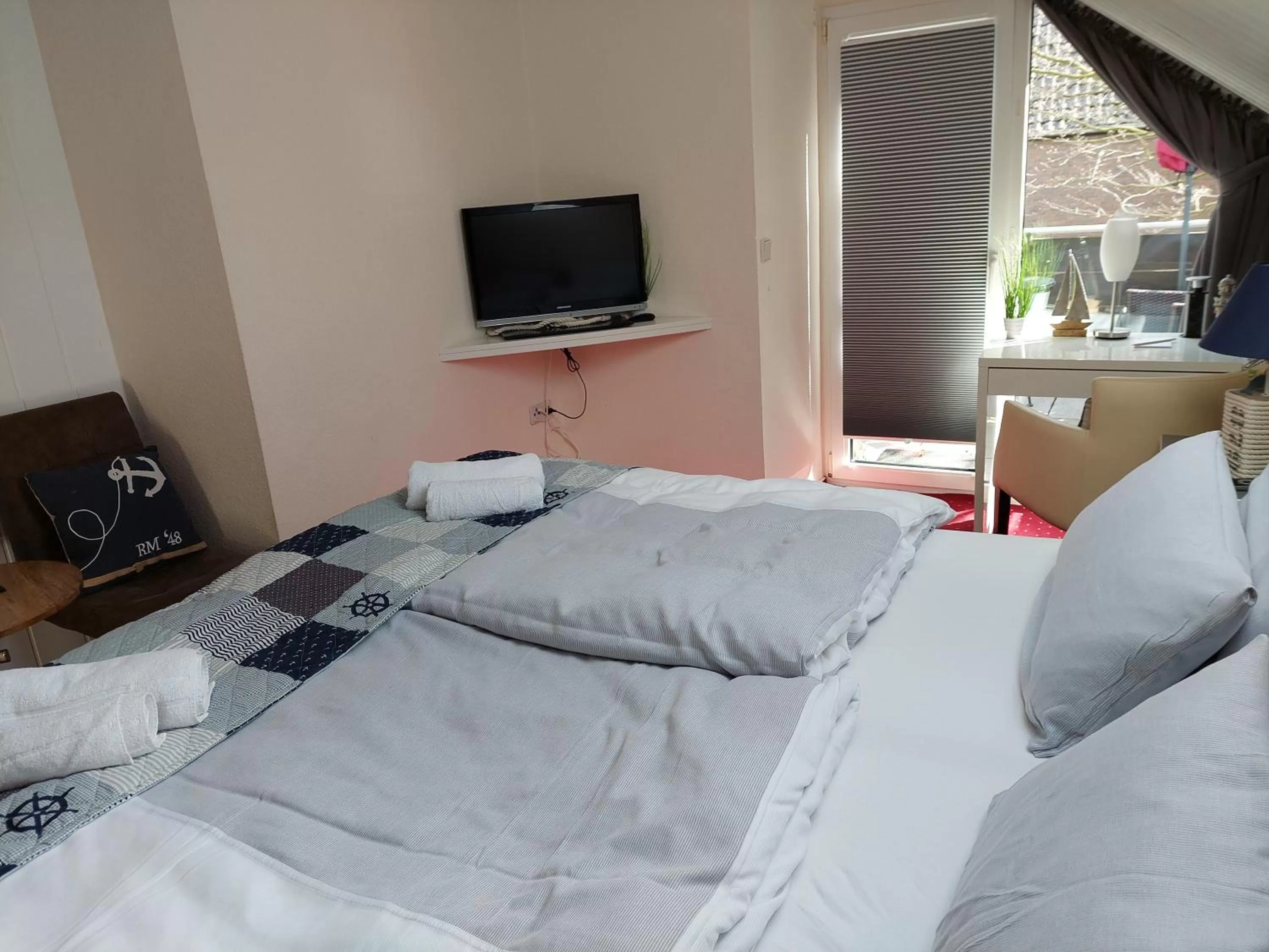 Bed in Hotel Rosmarin