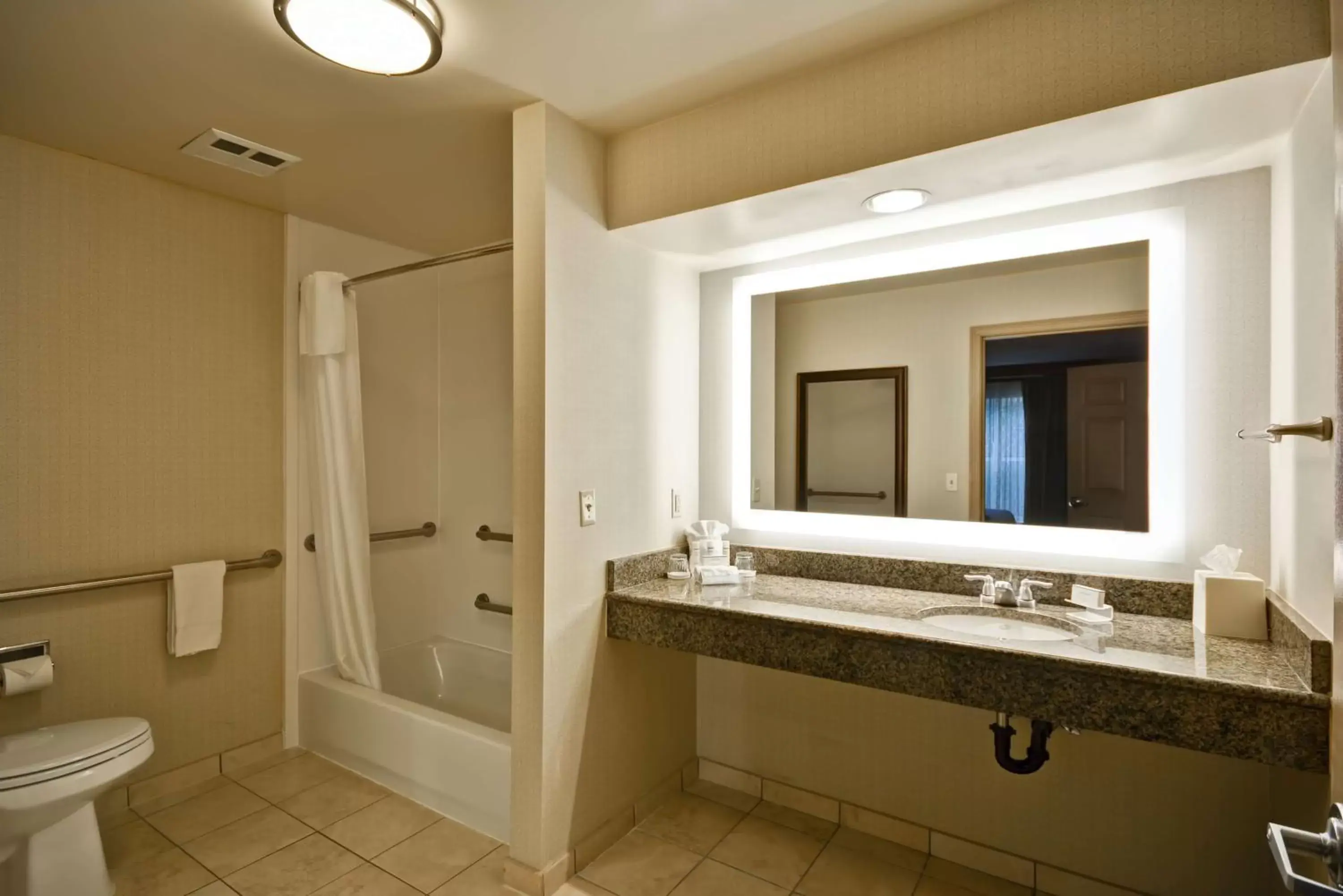 Bathroom in Homewood Suites Hillsboro Beaverton