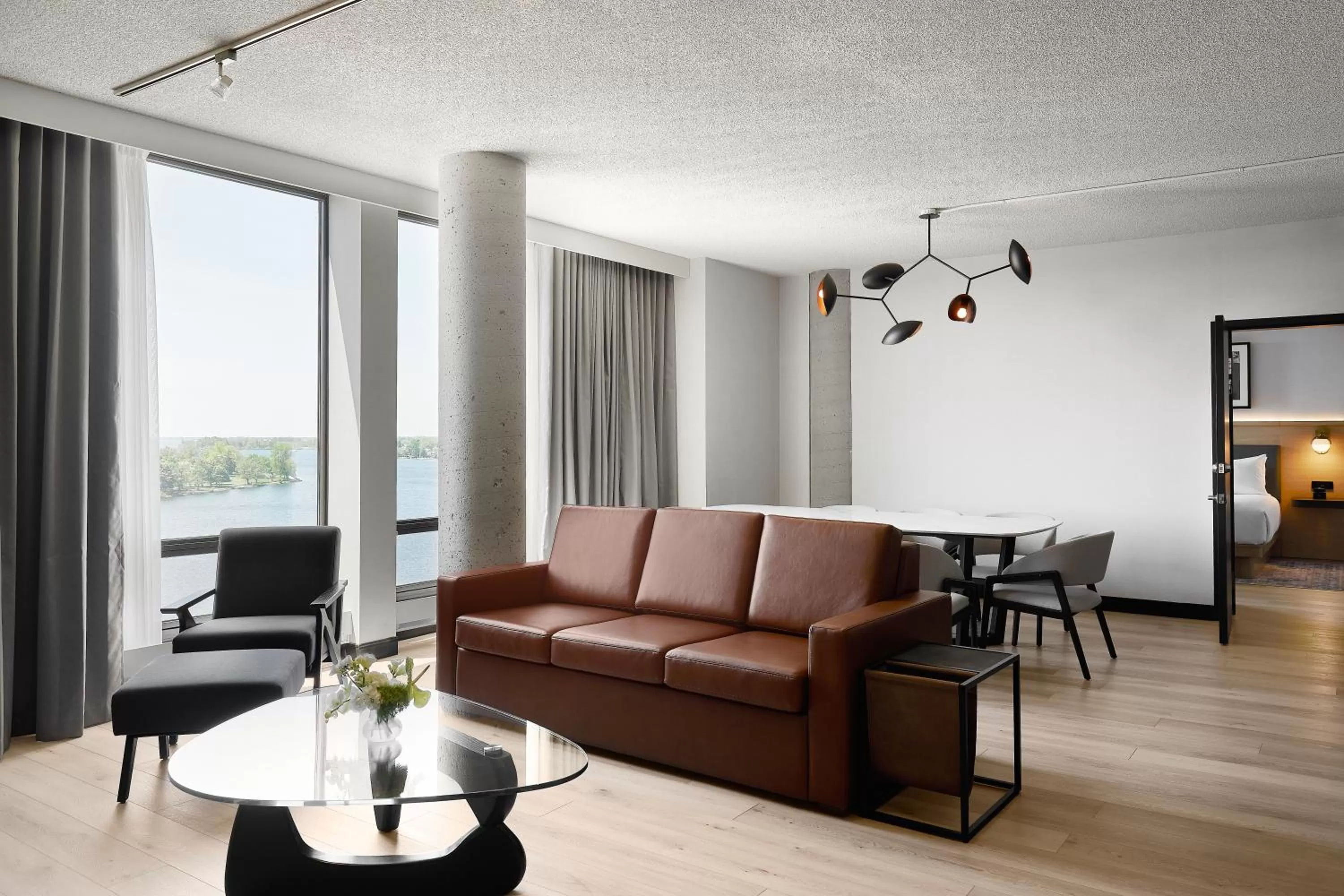 Seating area in Hôtel MOCO Valleyfield