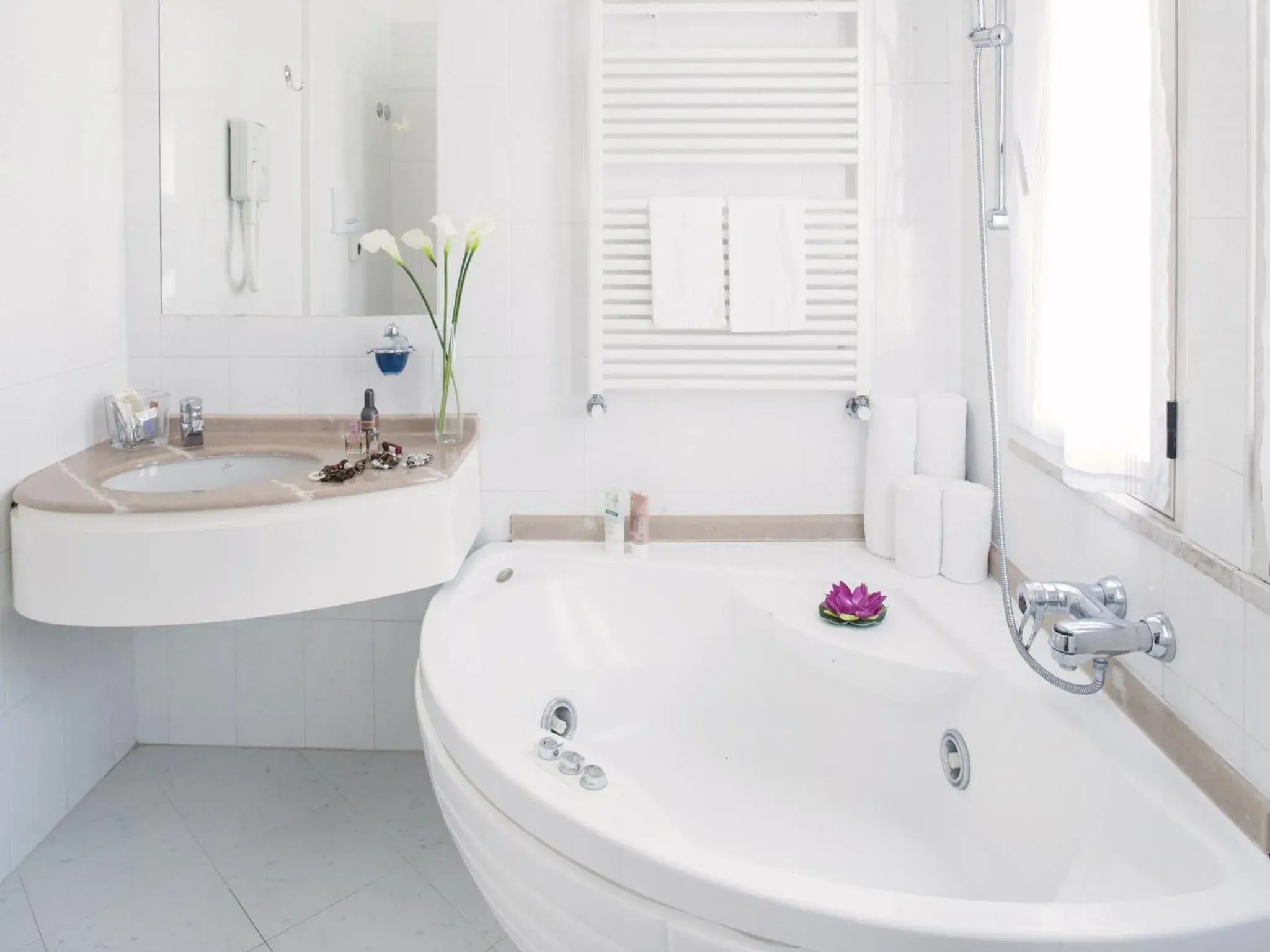 Decorative detail, Bathroom in Hotel Levante