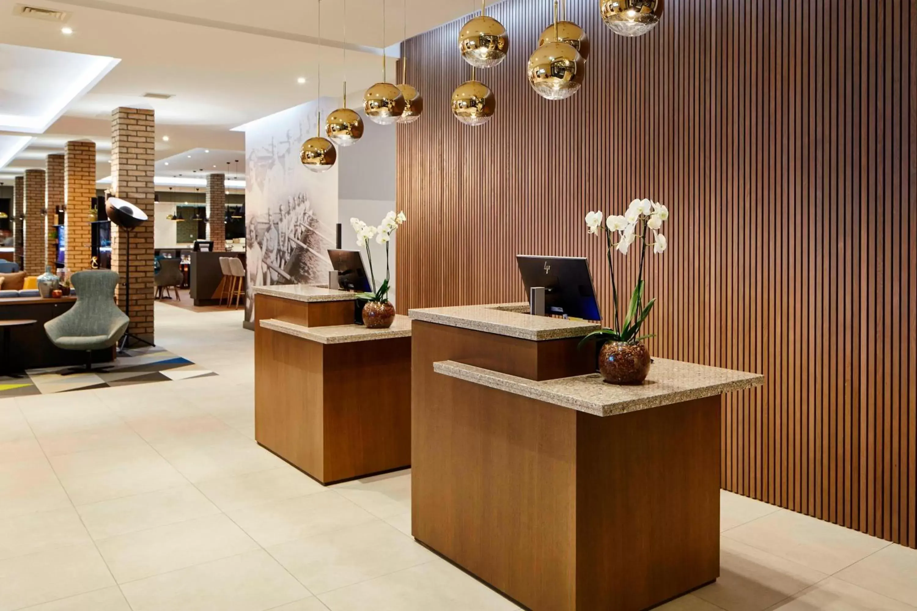 Lobby or reception, Lobby/Reception in Courtyard by Marriott Oxford South