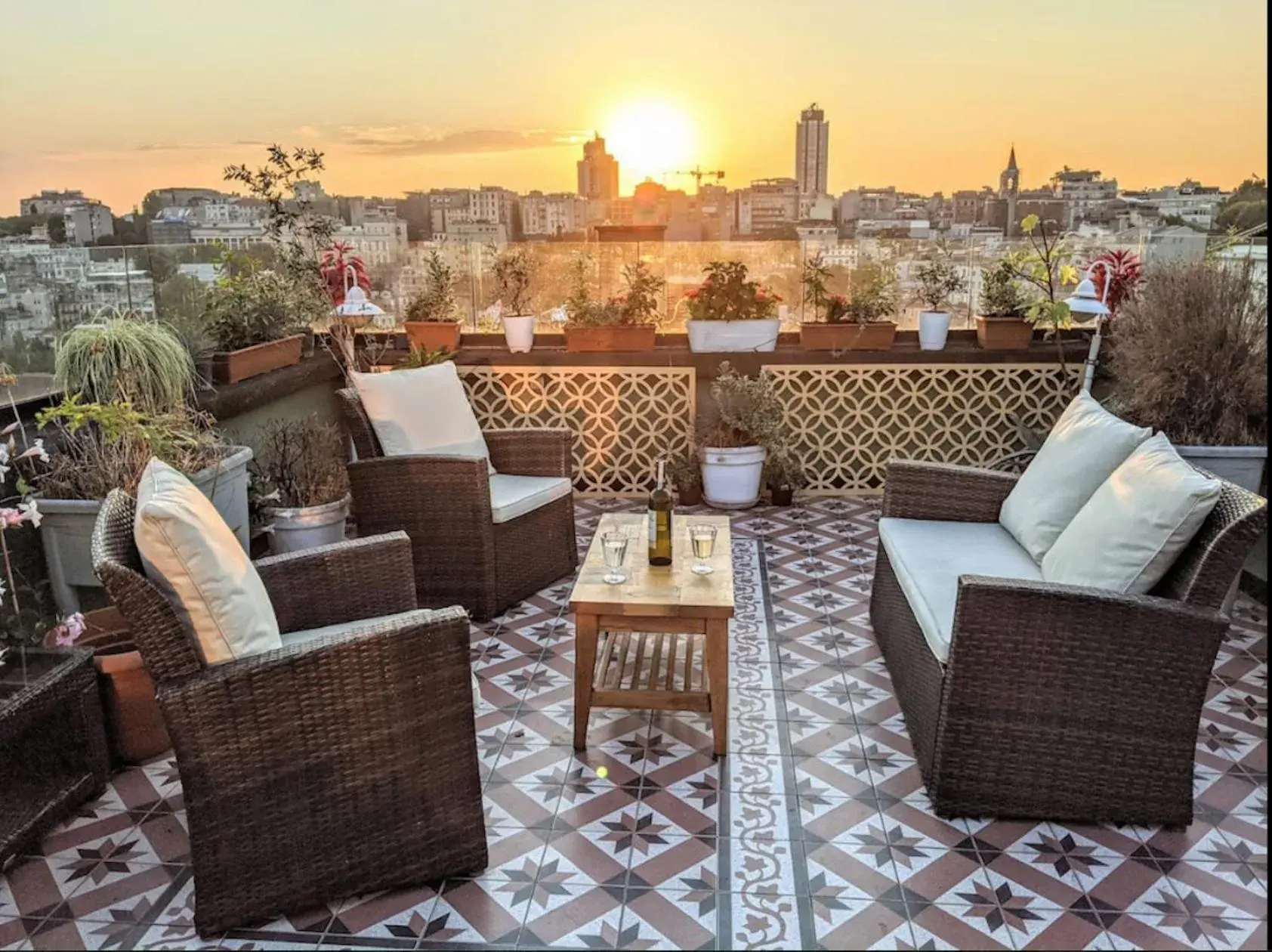 Balcony/Terrace, Sunrise/Sunset in MySuite Istanbul Cihangir