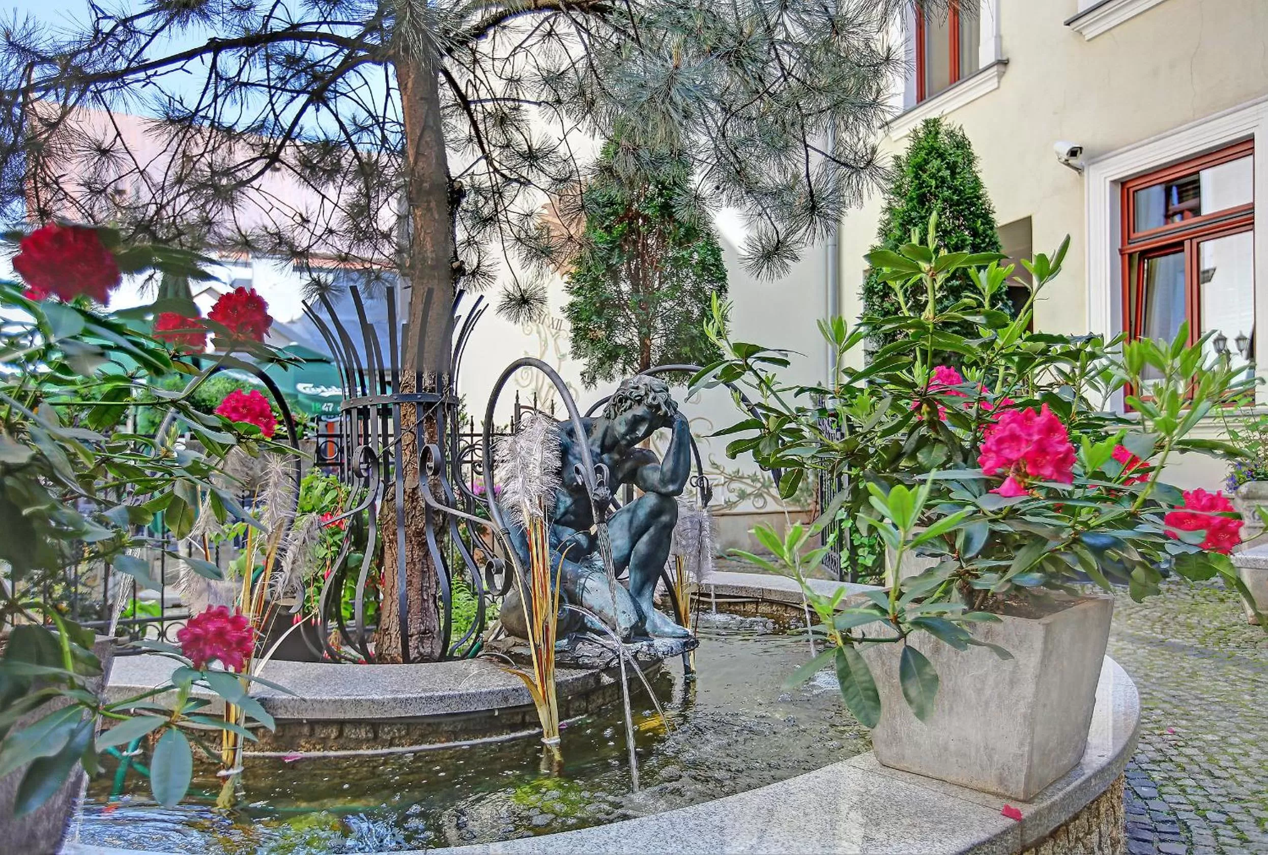 Garden in Hotel Wawel