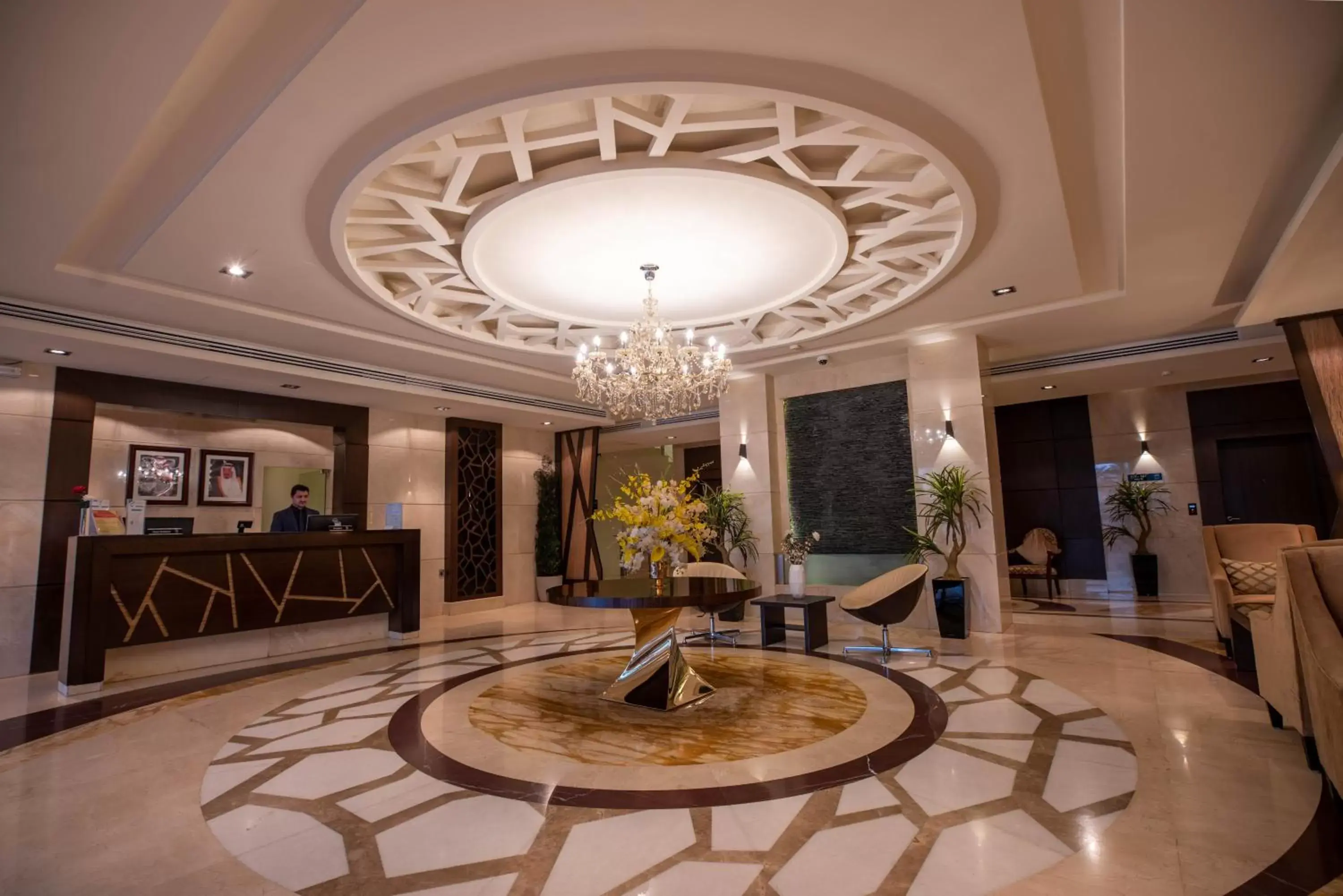 Lobby/Reception in Aswar Hotel Suites Riyadh