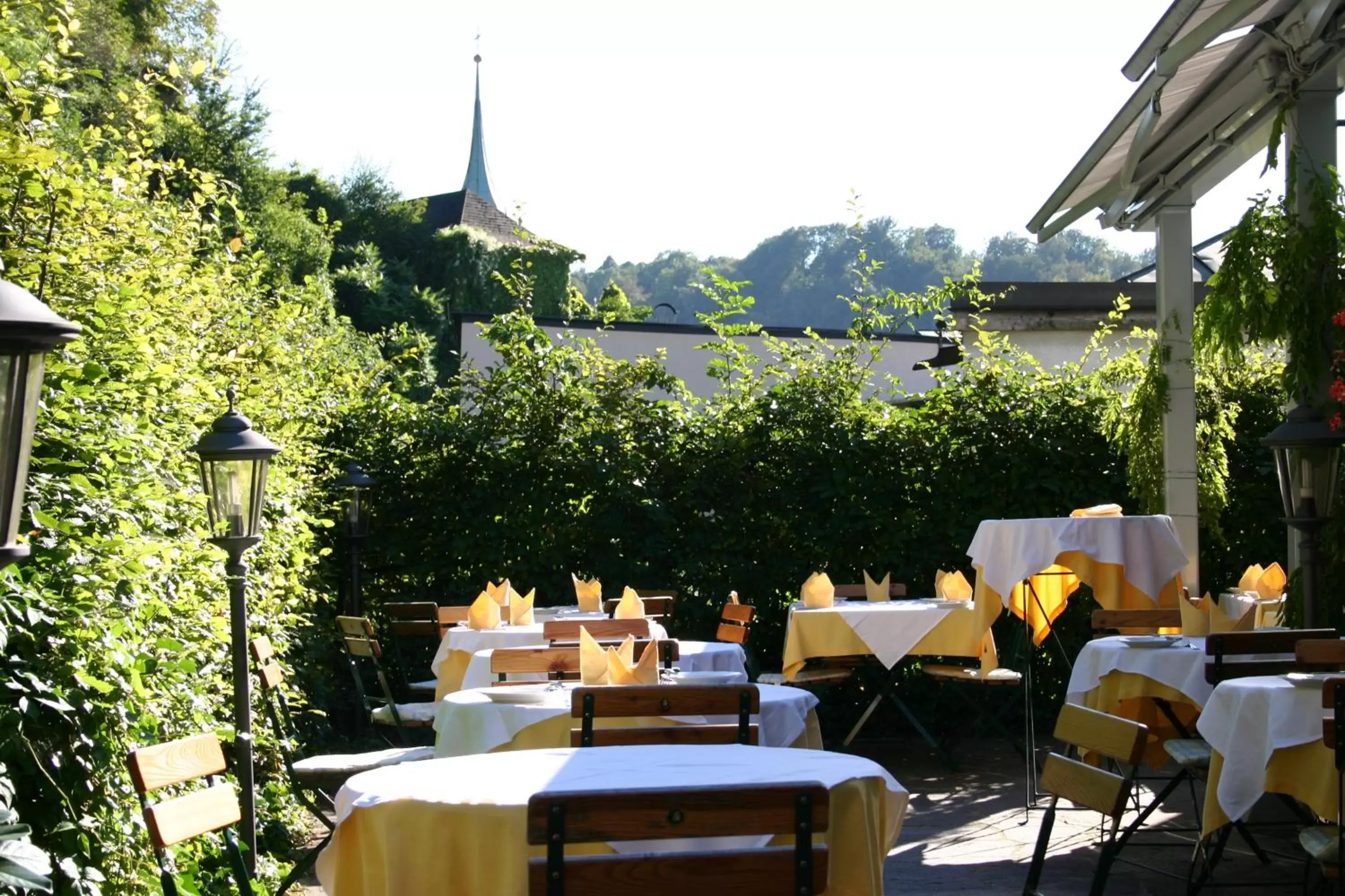 Balcony/Terrace, Restaurant/Places to Eat in Altstadt Hotel Stadtkrug