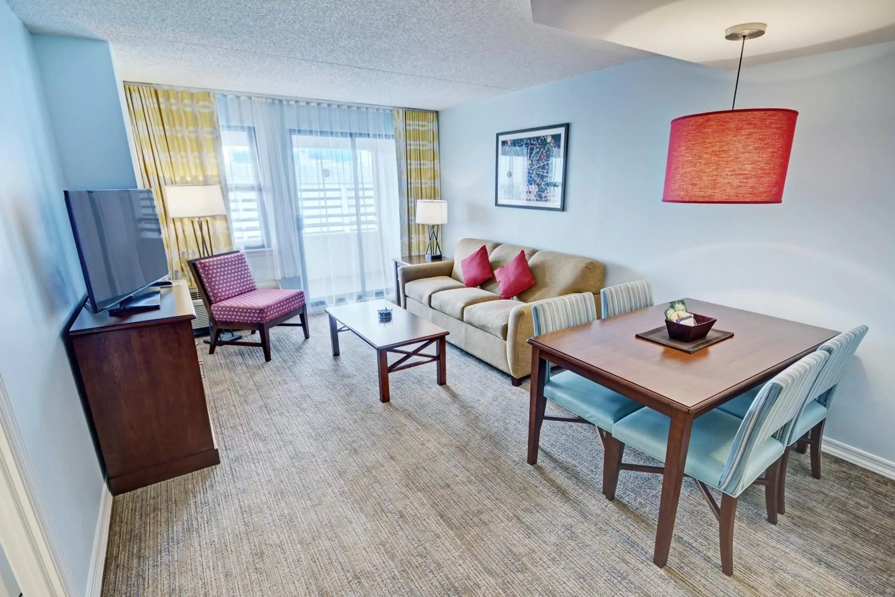 Living room, Seating Area in Club Wyndham Skyline Tower