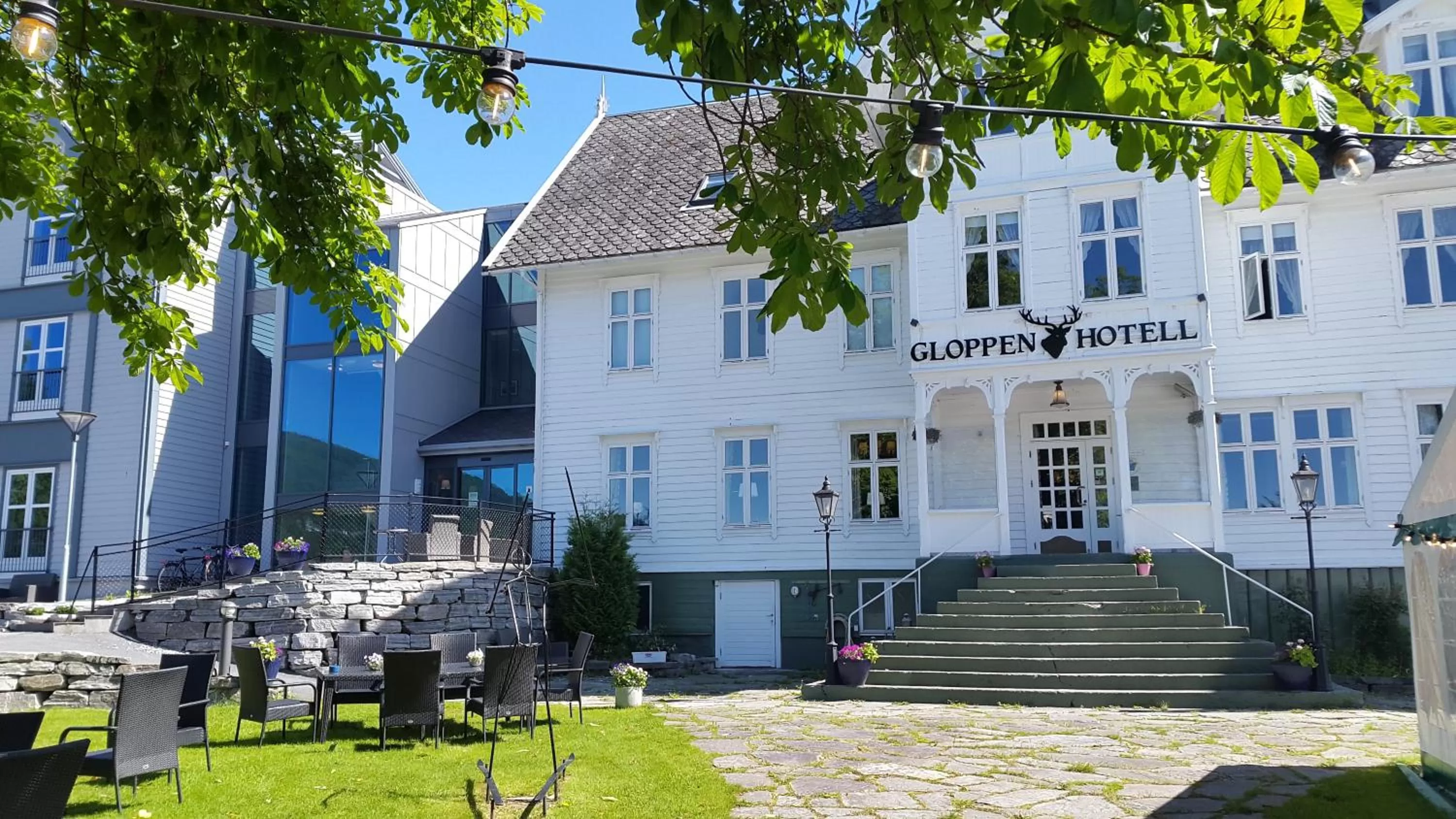 Property building in Gloppen Hotell - by Classic Norway Hotels