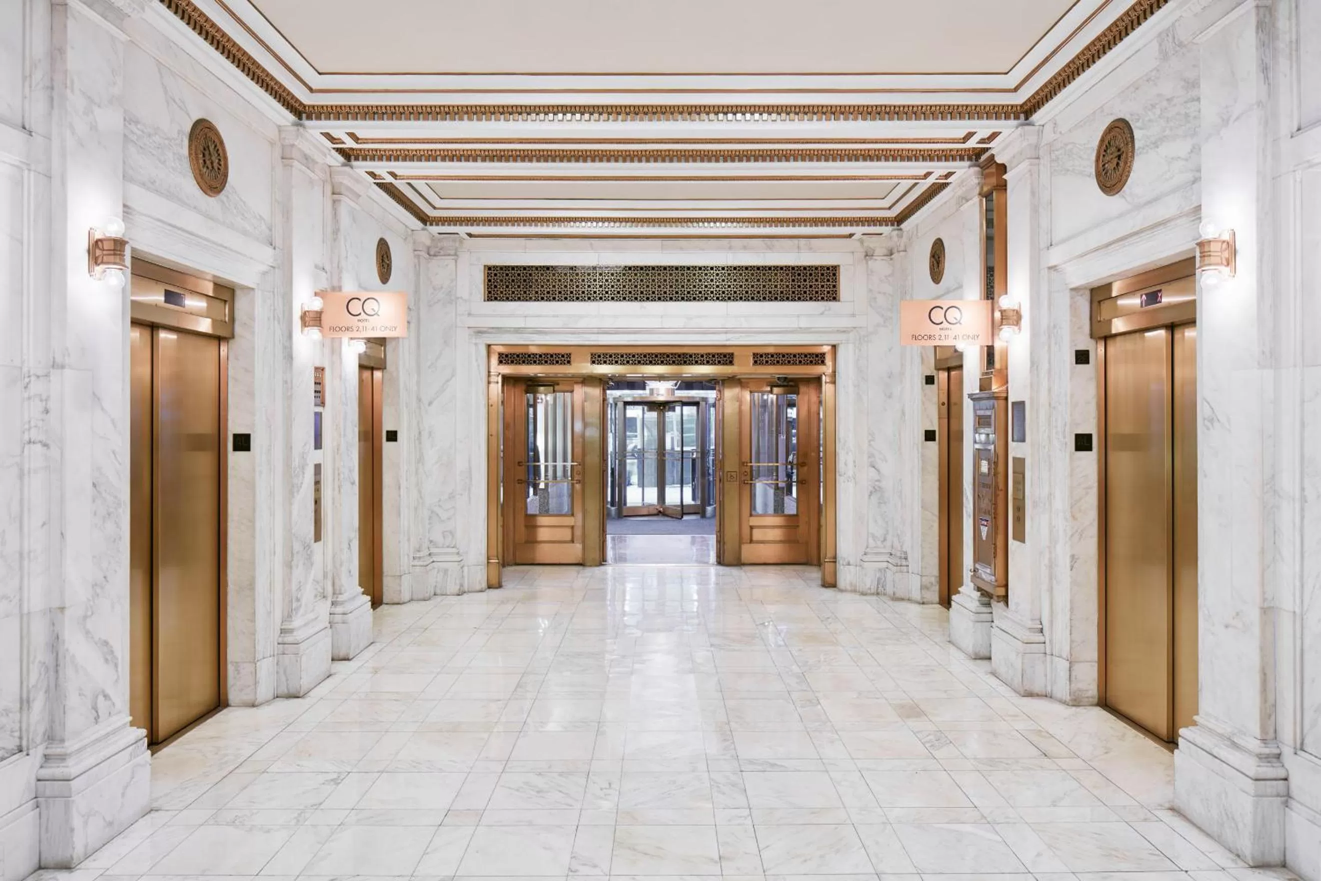 Lobby or reception in Club Quarters Hotel Wacker at Michigan, Chicago