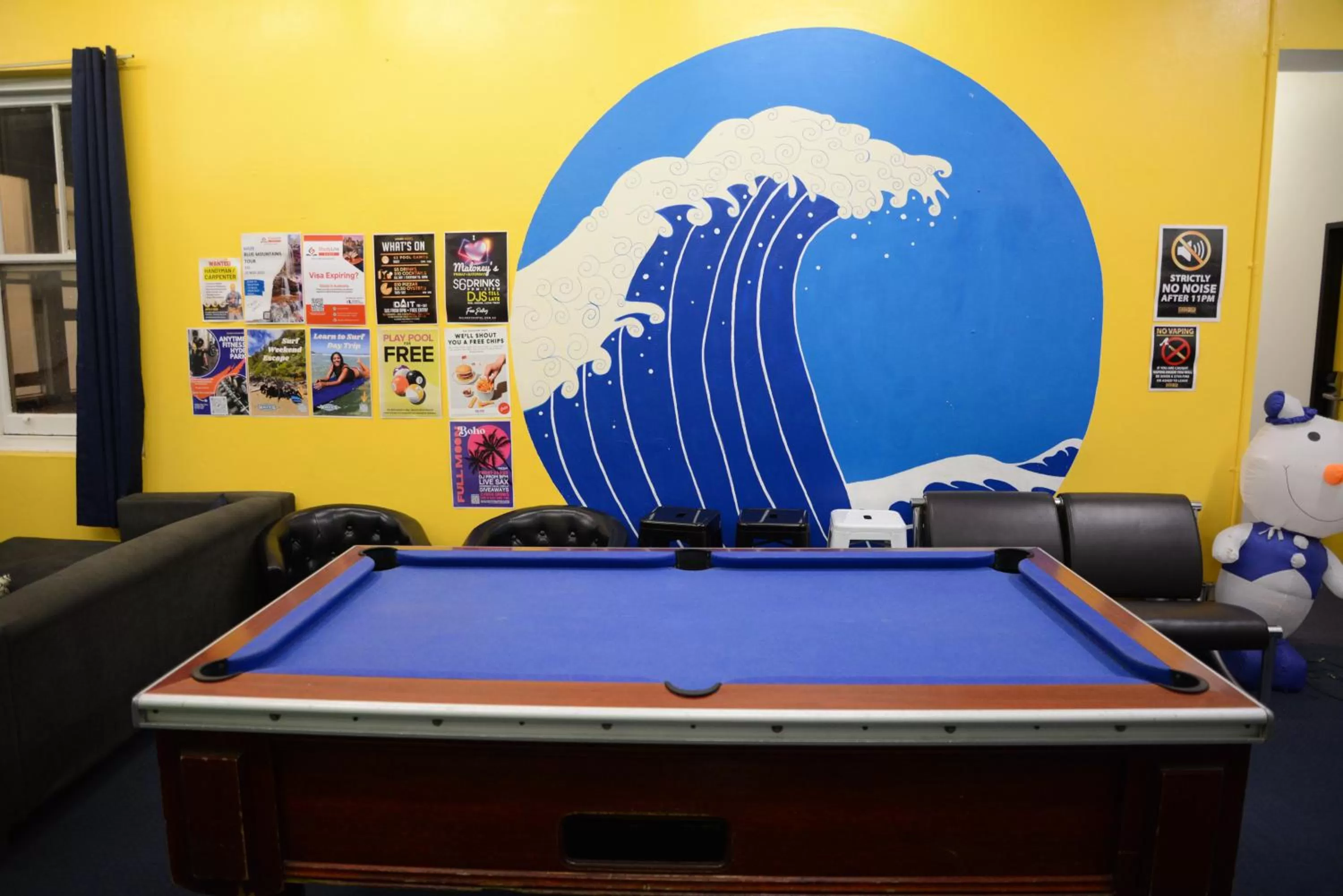 Billiard in Maze Backpackers - Sydney