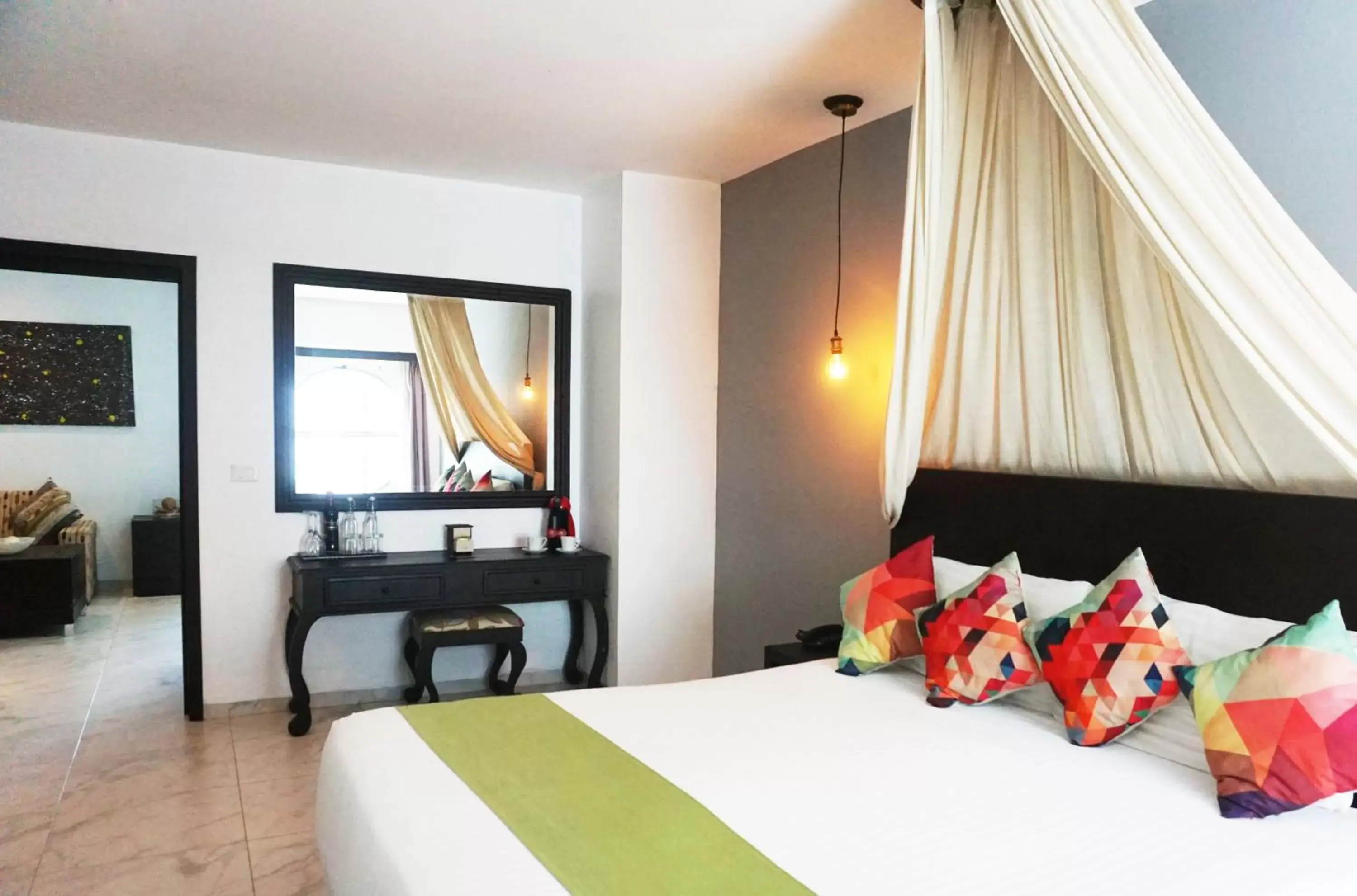 Bed in Soho Playa Hotel