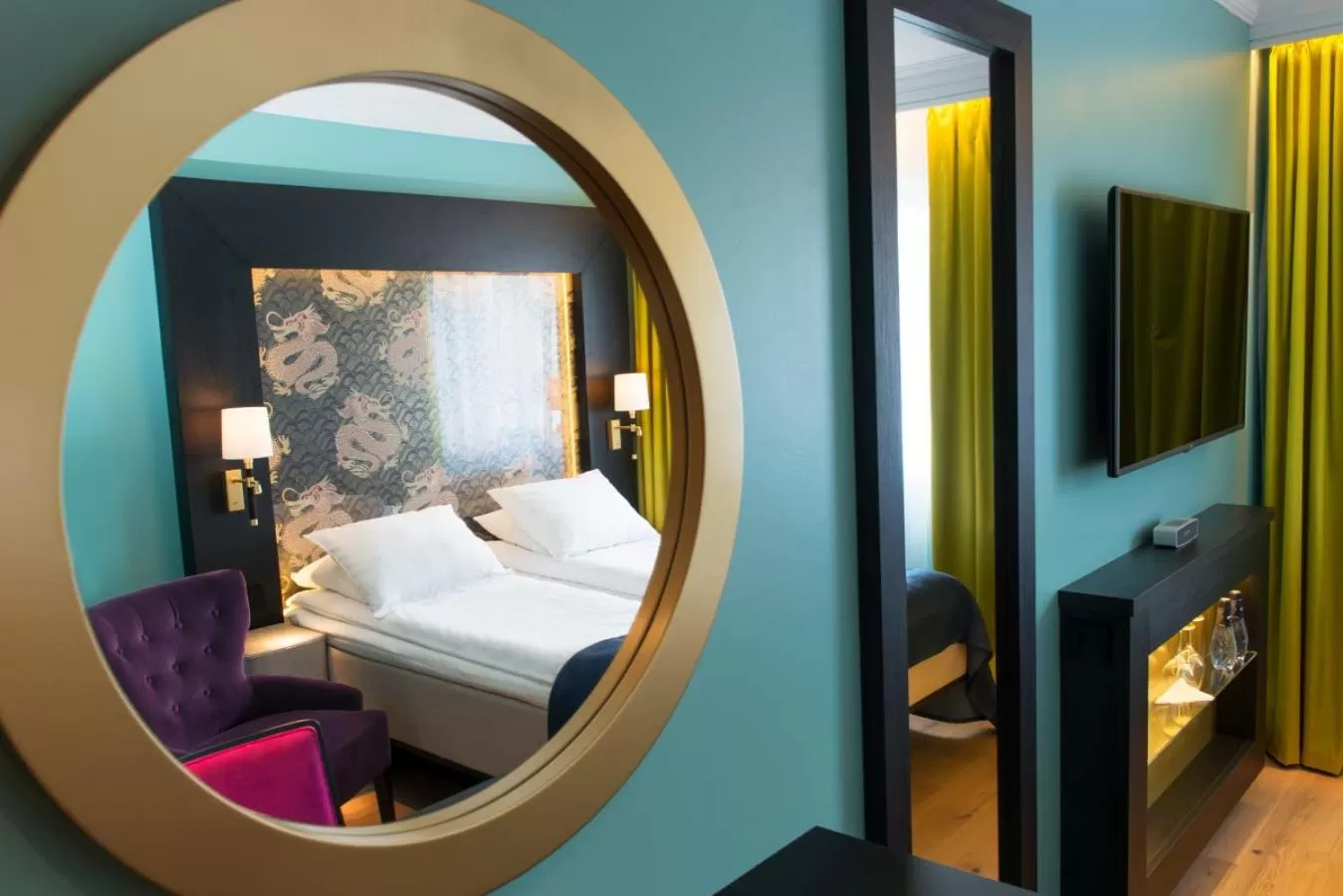 Decorative detail, Bed in Thon Hotel Terminus