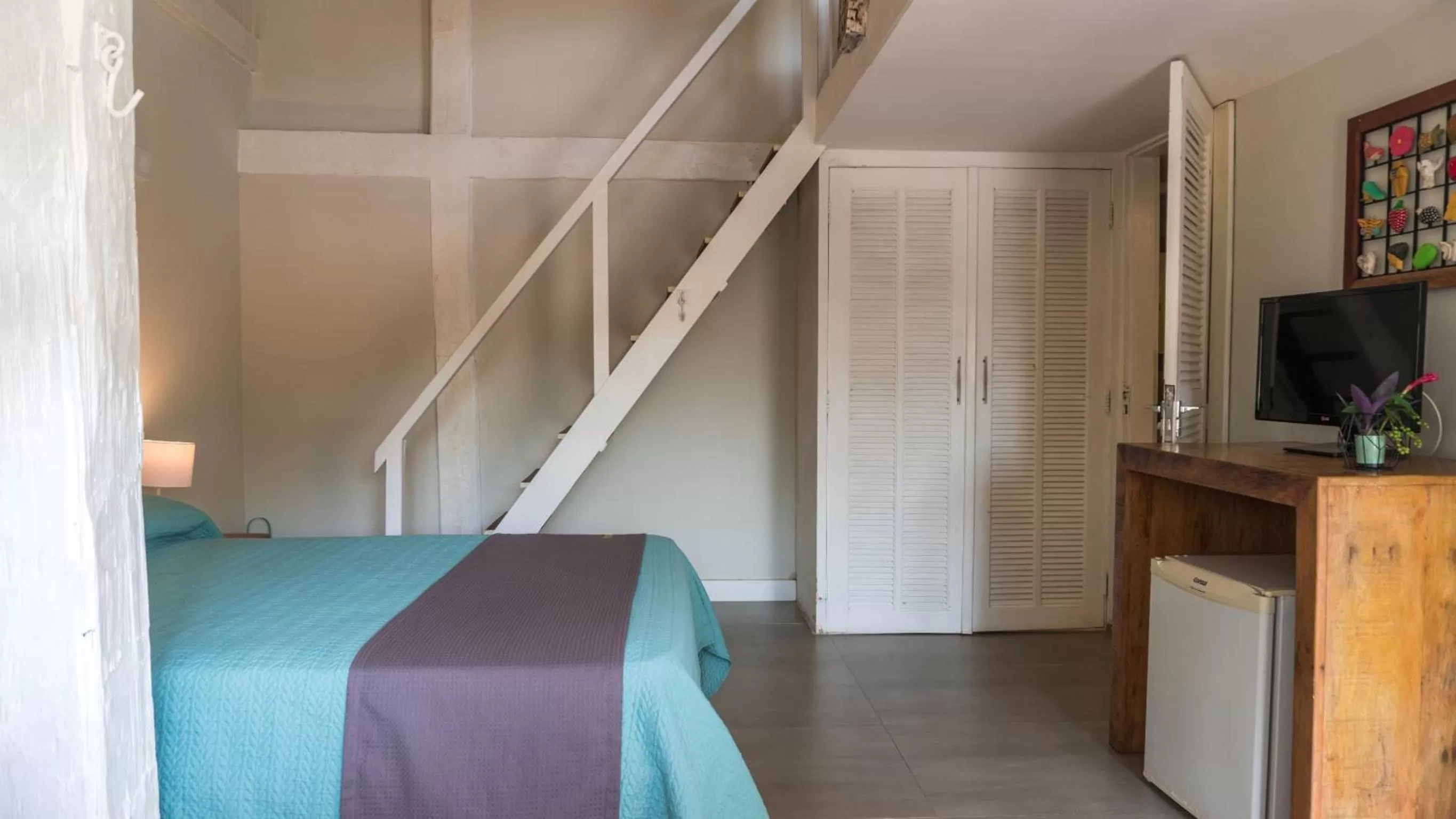 Photo of the whole room, Bed in Pousada Tartaruga