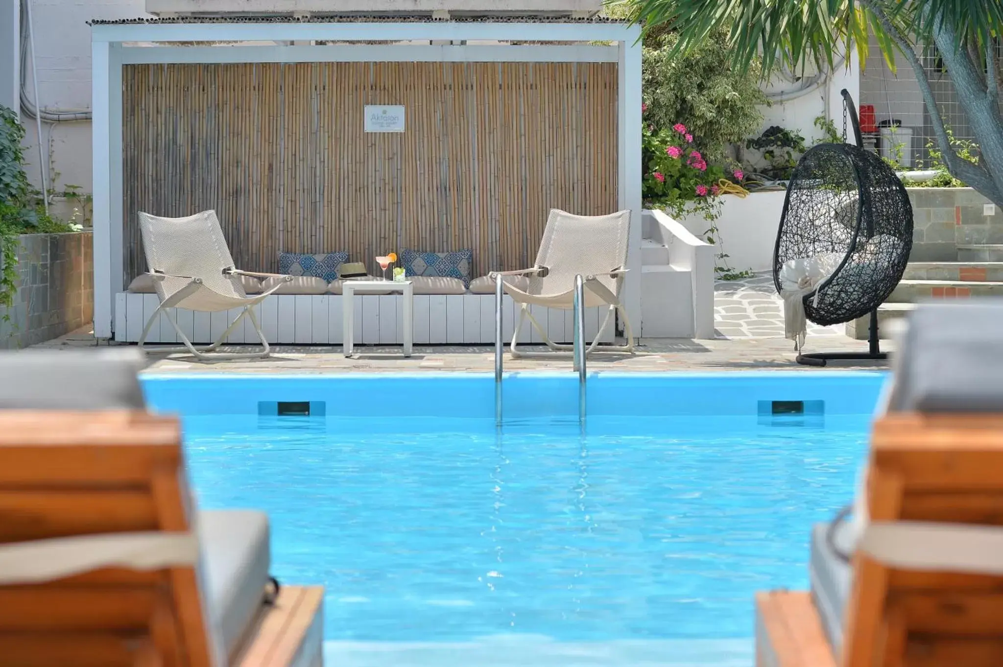 Pool view, Swimming Pool in Aktaion Beach Boutique Hotel & Spa