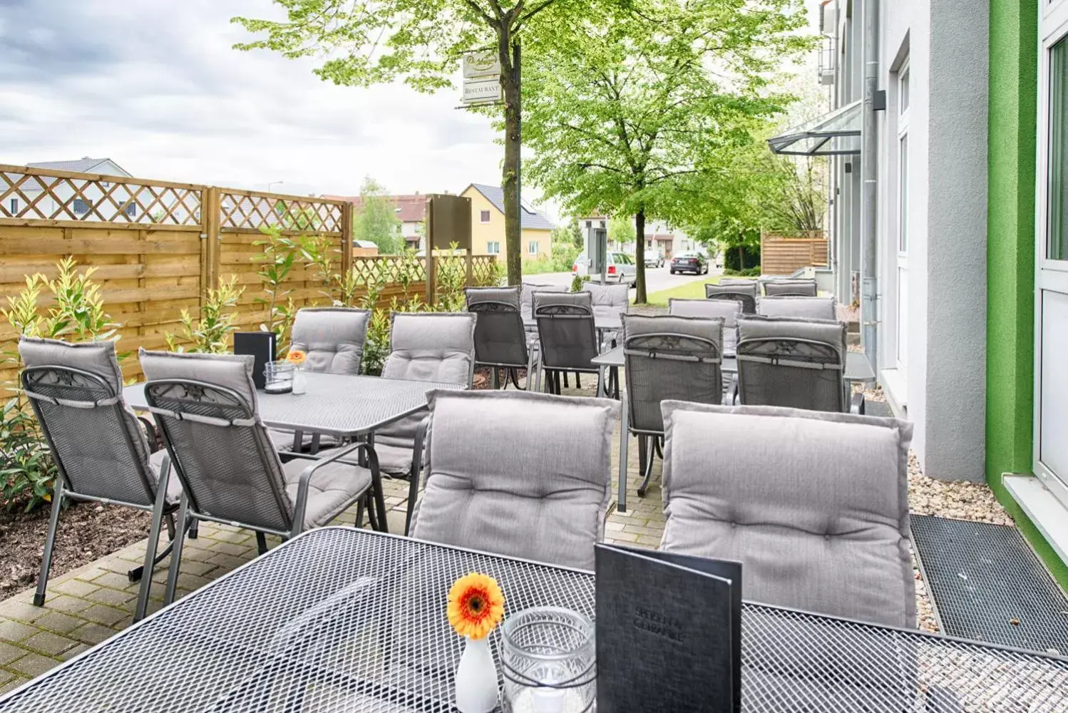 Balcony/Terrace, Restaurant/Places to Eat in ACHAT Hotel Leipzig Messe