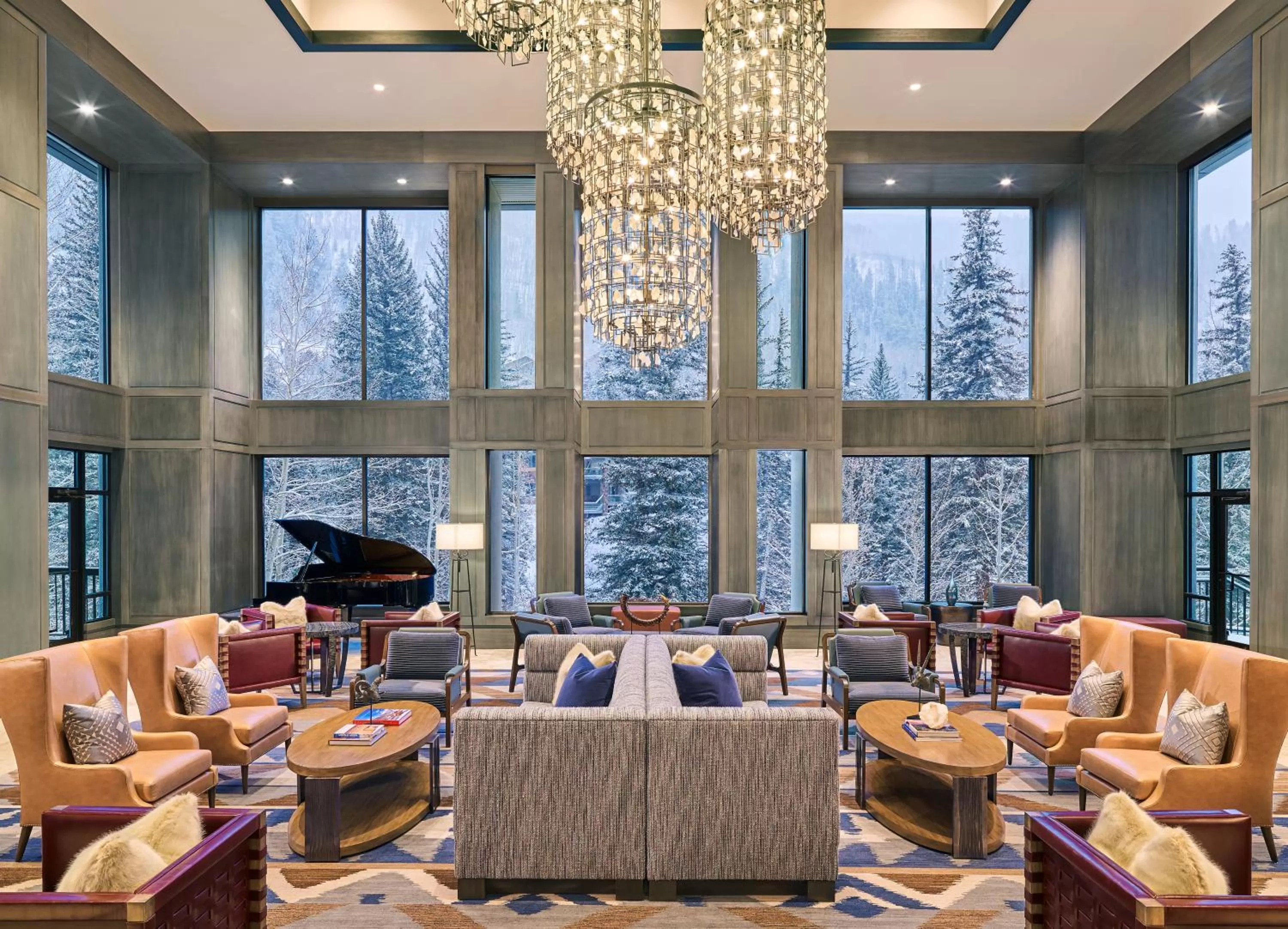 Lounge or bar in Vail Residences at Cascade Village, a Destination by Hyatt Residence