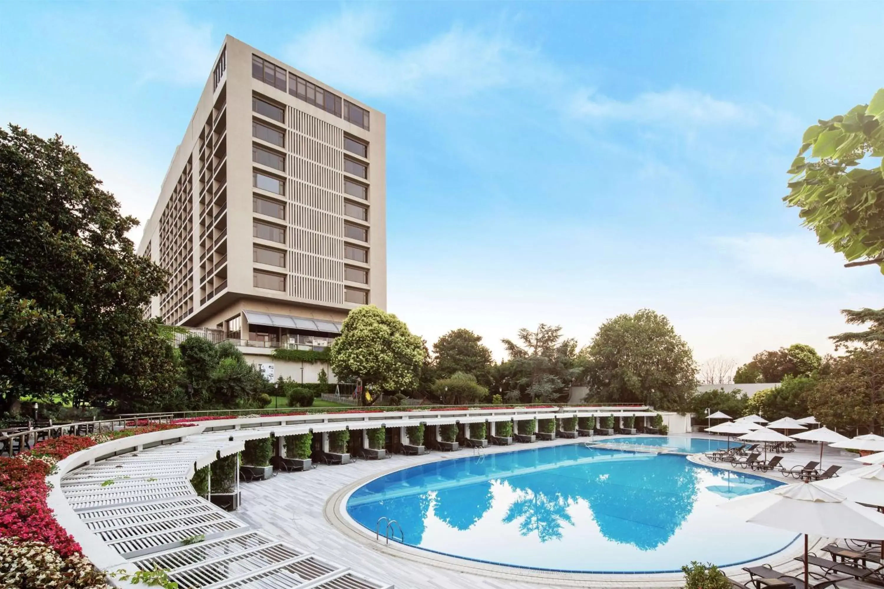 Swimming Pool in Hilton Istanbul Bosphorus