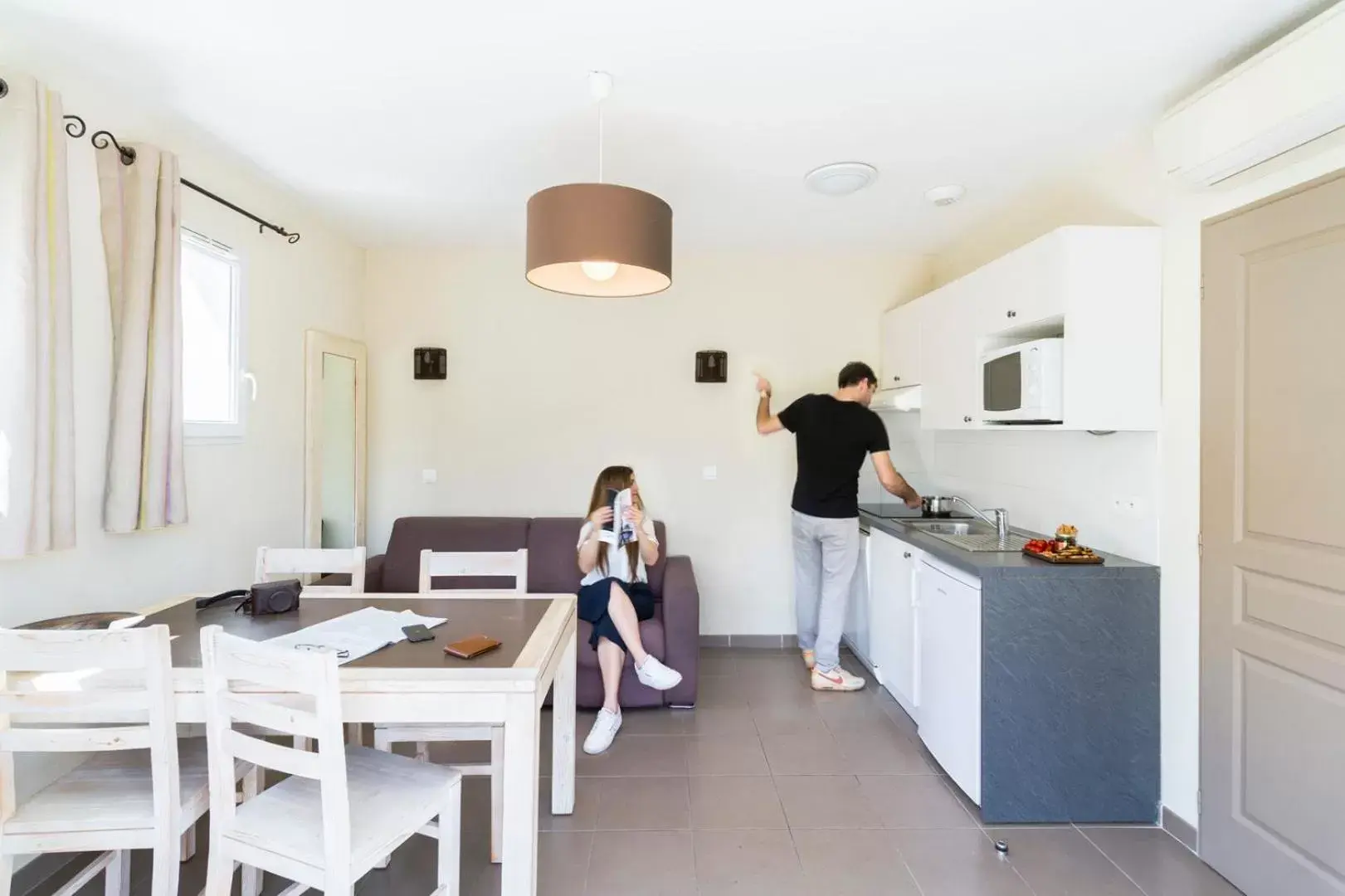 Kitchen or kitchenette in Garden & City Mont-Ventoux Malaucène