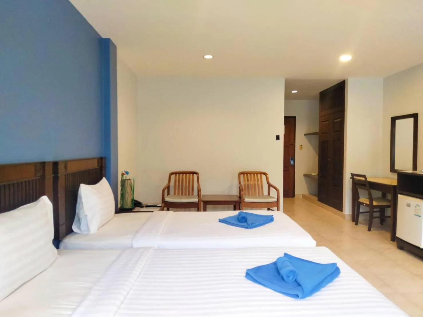 Bedroom, Bed in Karon Living Room - SHA Plus