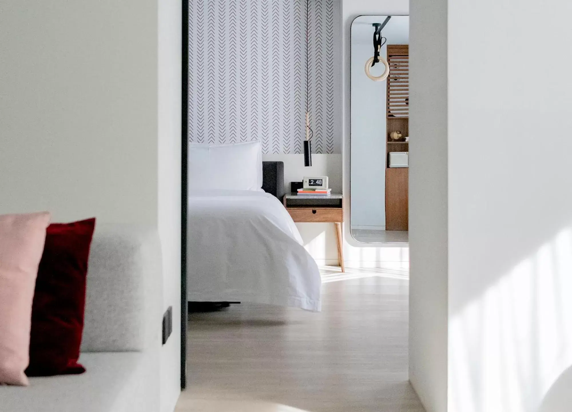 Bed in Stey Beijing Wangfujing Hotel Bed in Stey Beijing Wangfujing Hotel