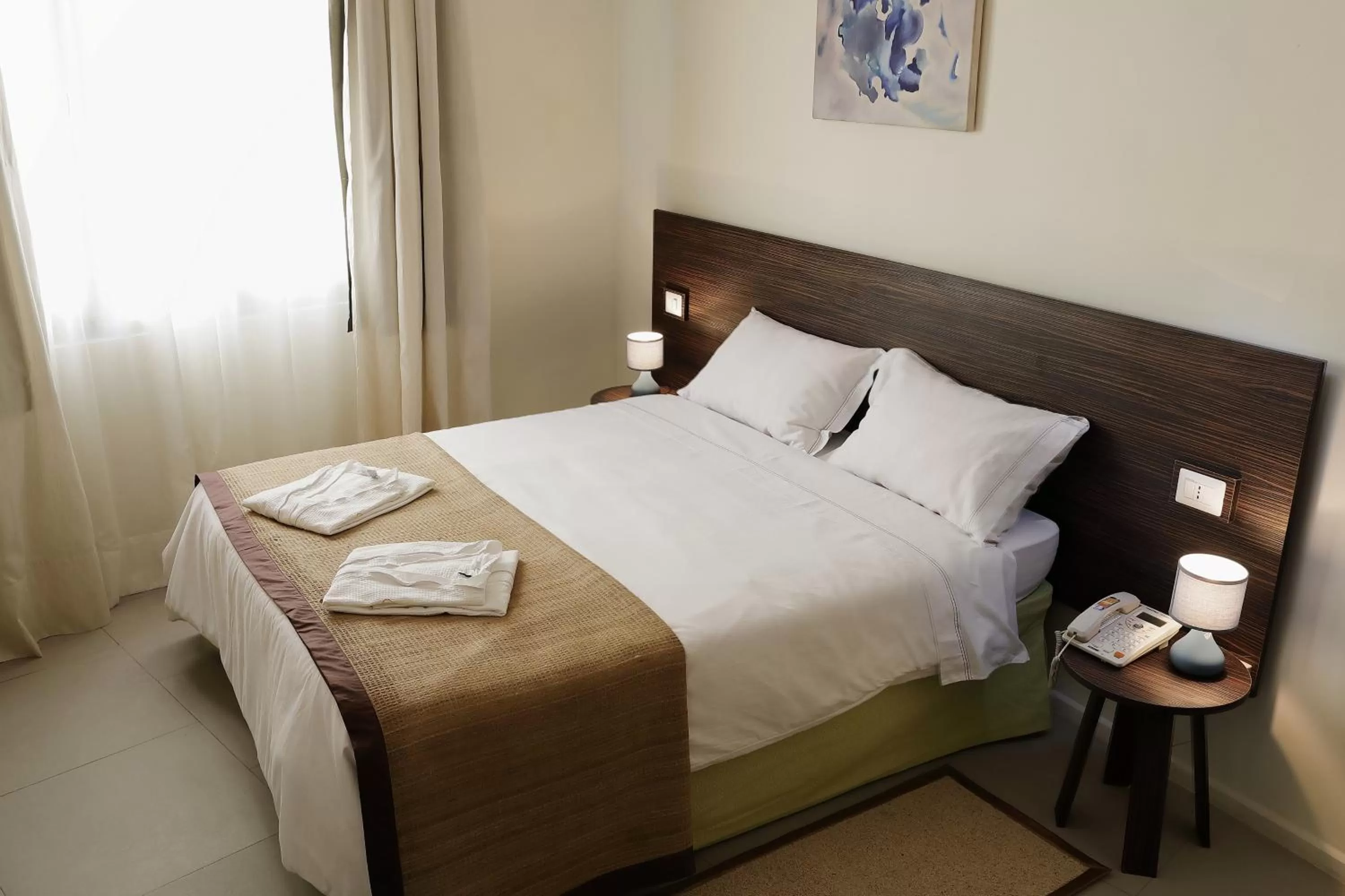 Bed in Hotel La Villette