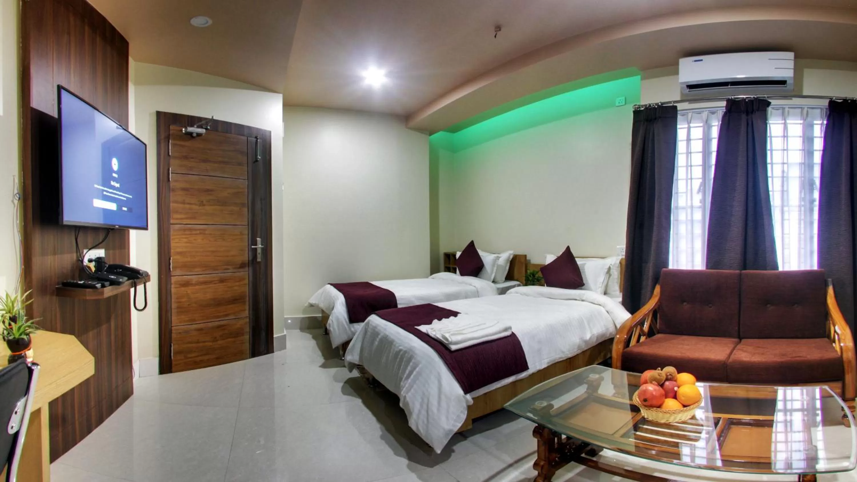 Bed in Bharalu Residency