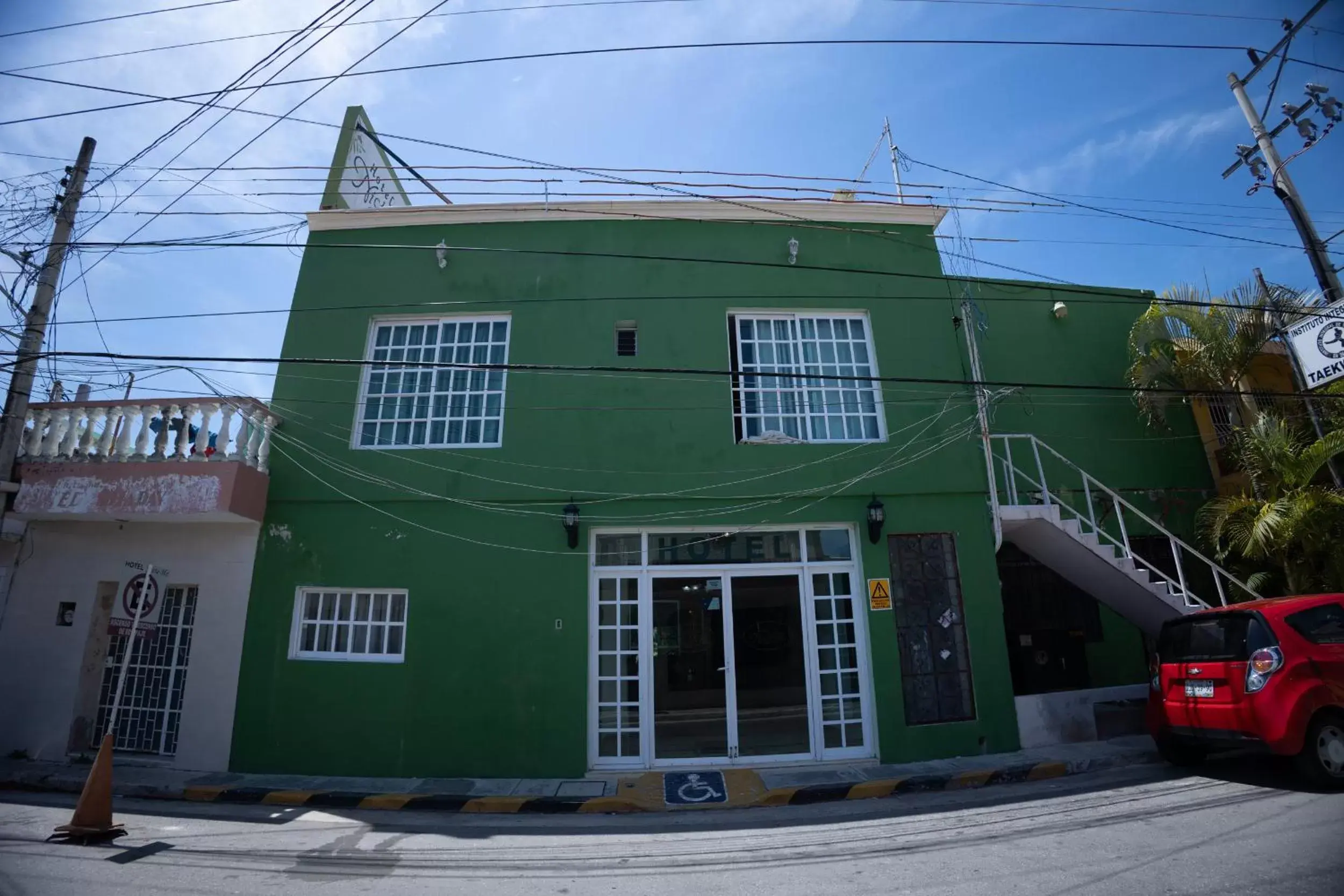 Facade/entrance, Property Building in Hotel Nicte-Ha