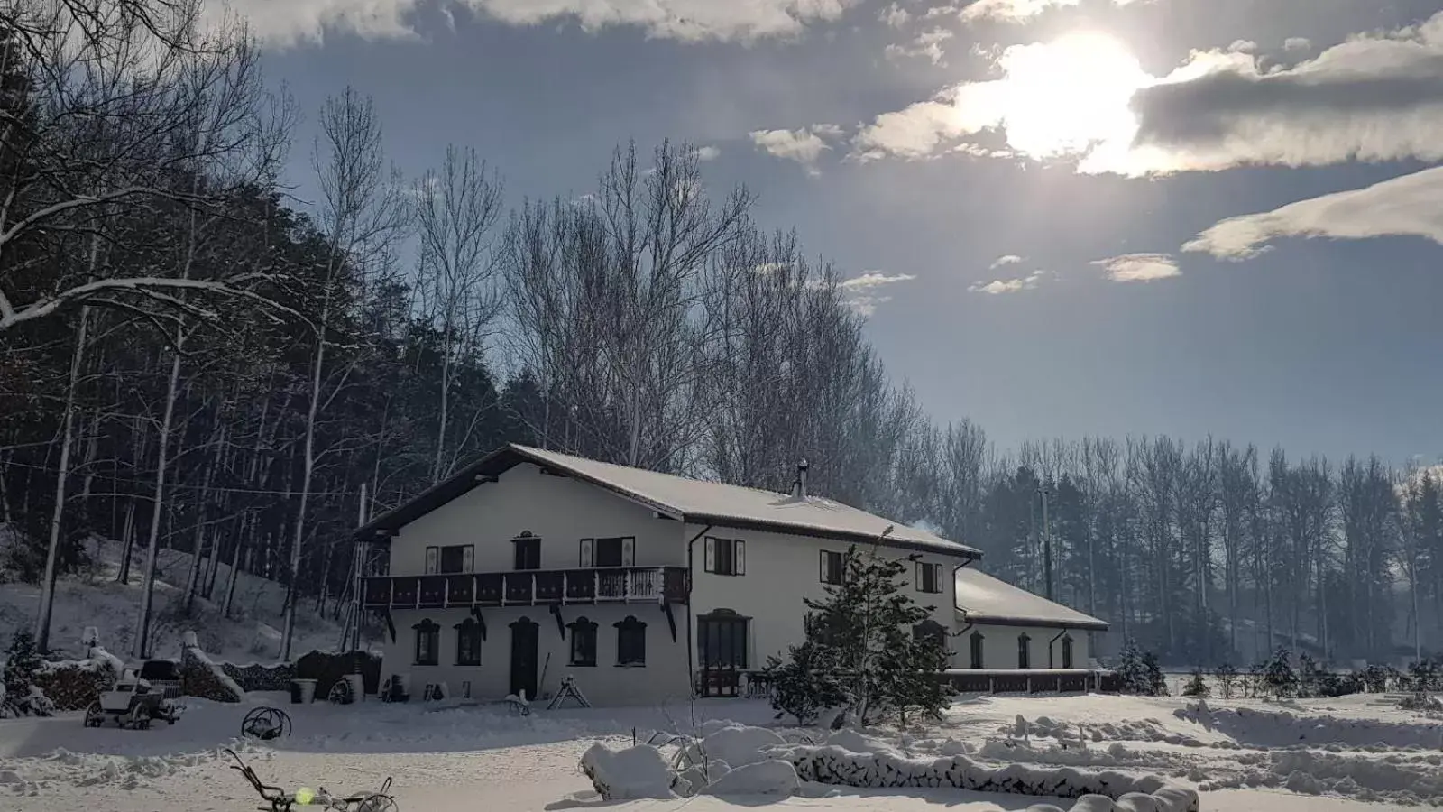 Garden, Winter in Wolkendorf Bio Hotel & Spa