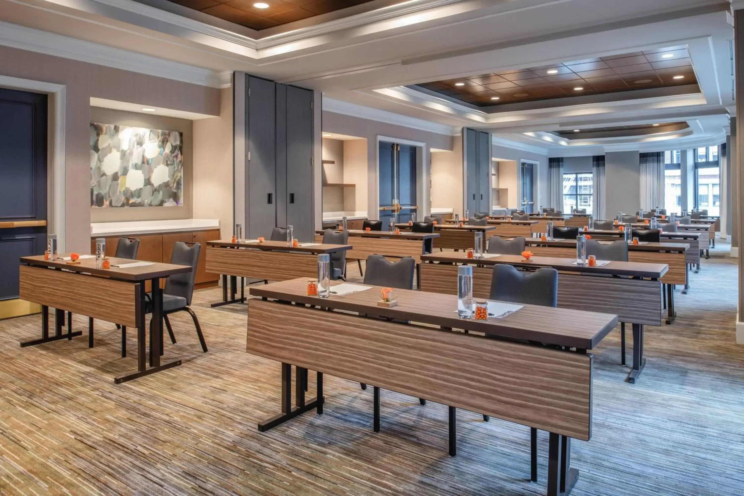 Meeting/conference room, Restaurant/Places to Eat in The Bidwell Marriott Portland