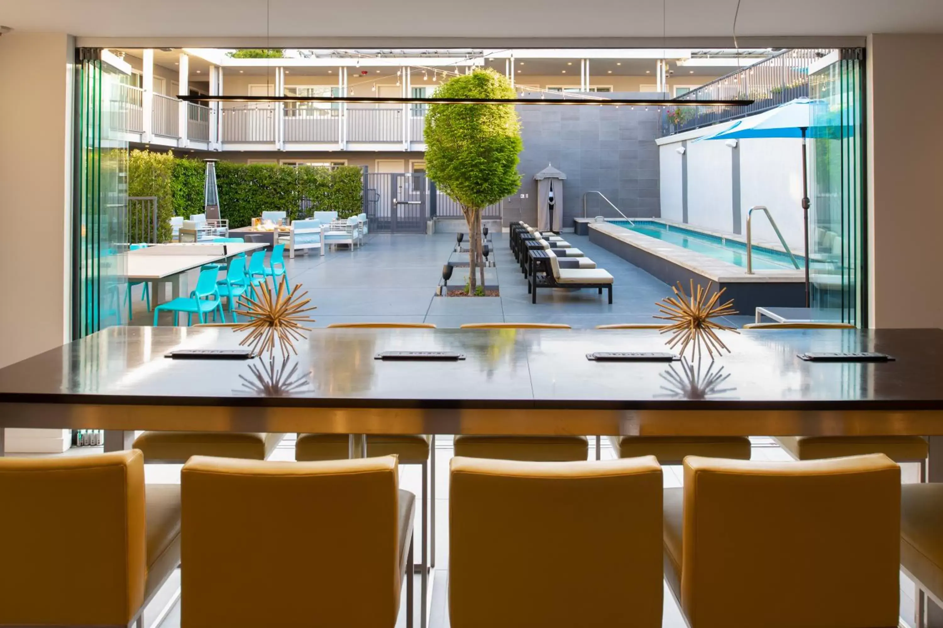 Pool view in Hotel Lucent Pool view in Hotel Lucent