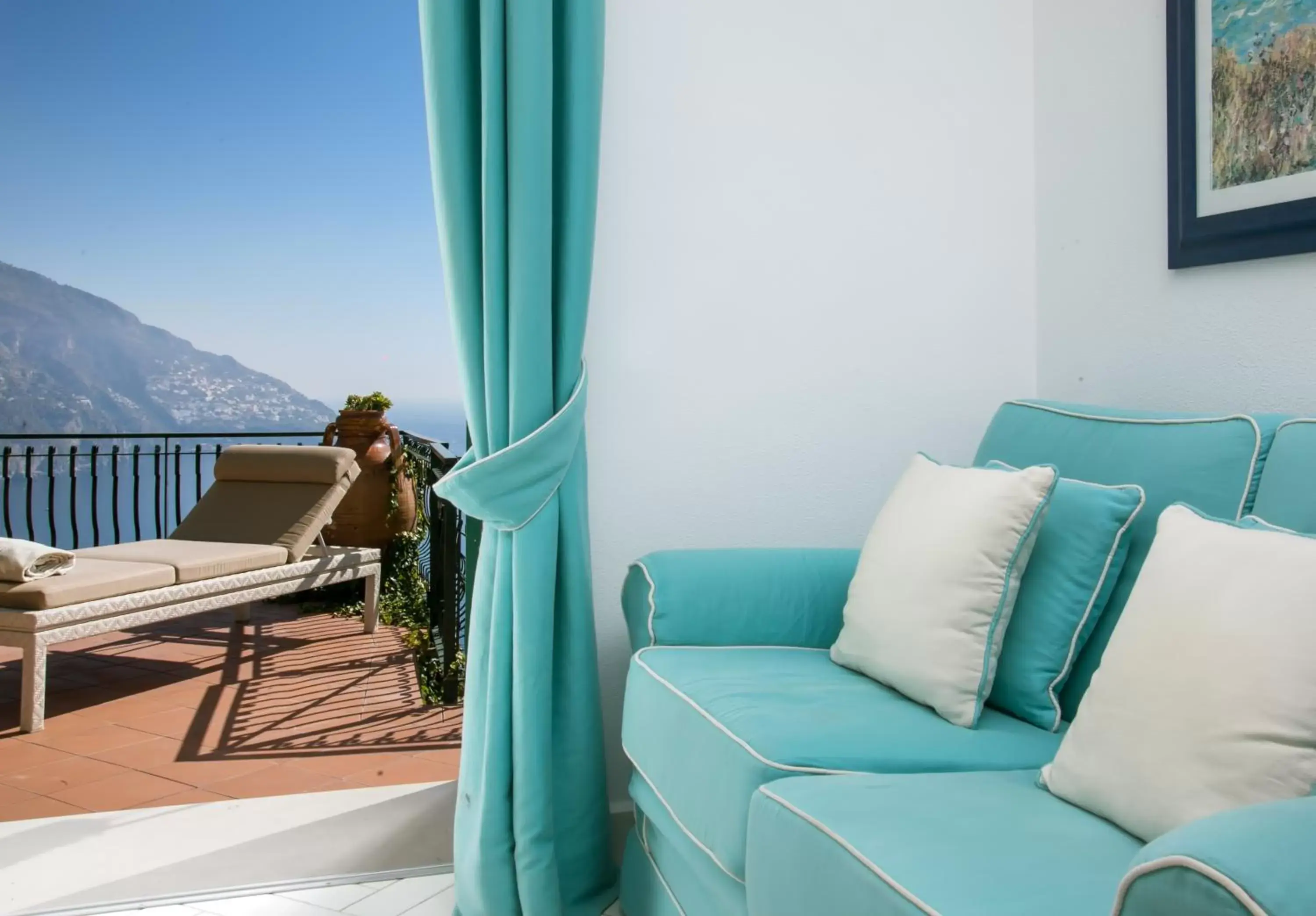 Bedroom, Balcony/Terrace in Hotel Le Agavi
