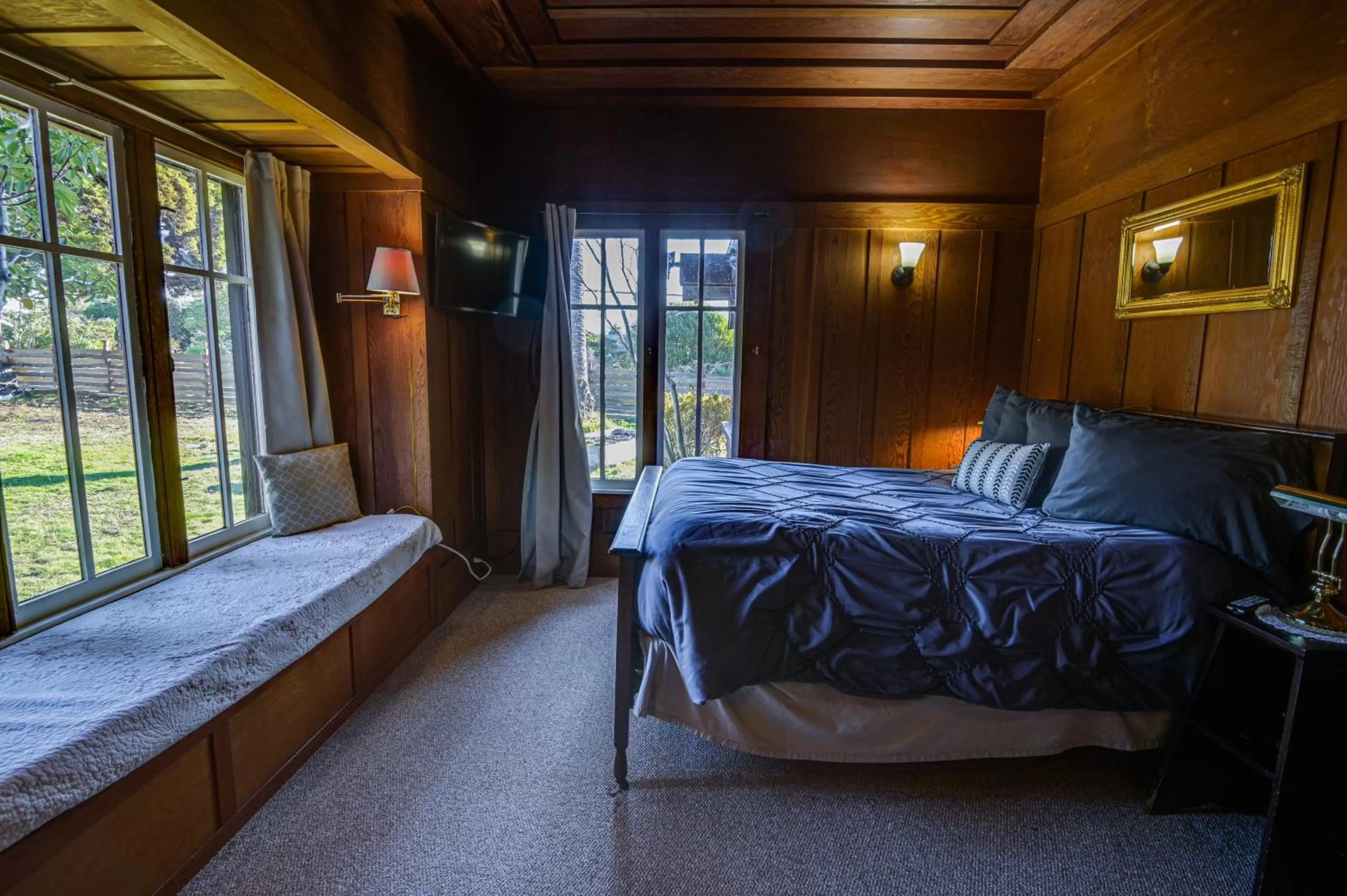 Bed in The Captains Quarters