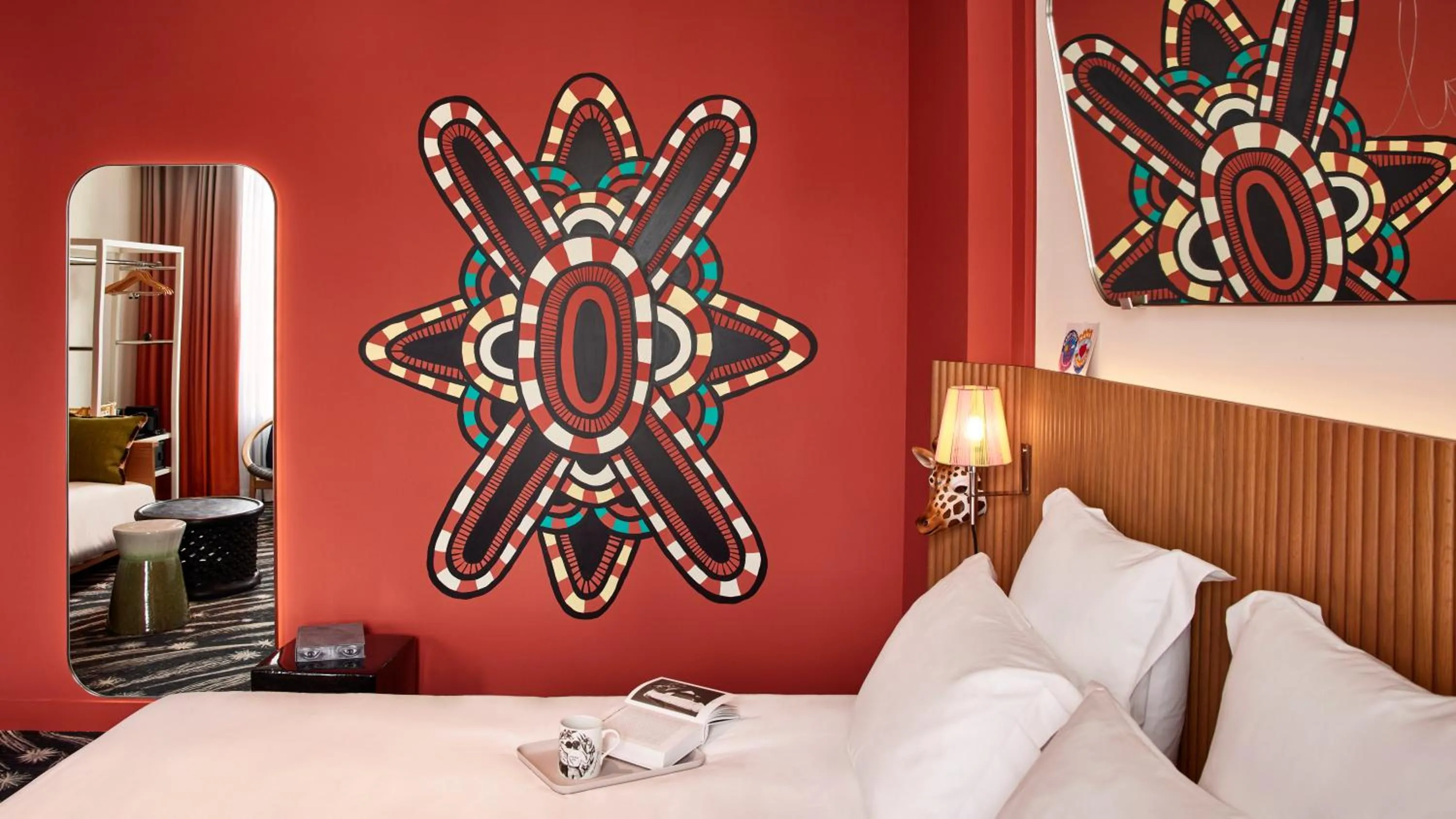 Bed in Mama Shelter Paris La Défense