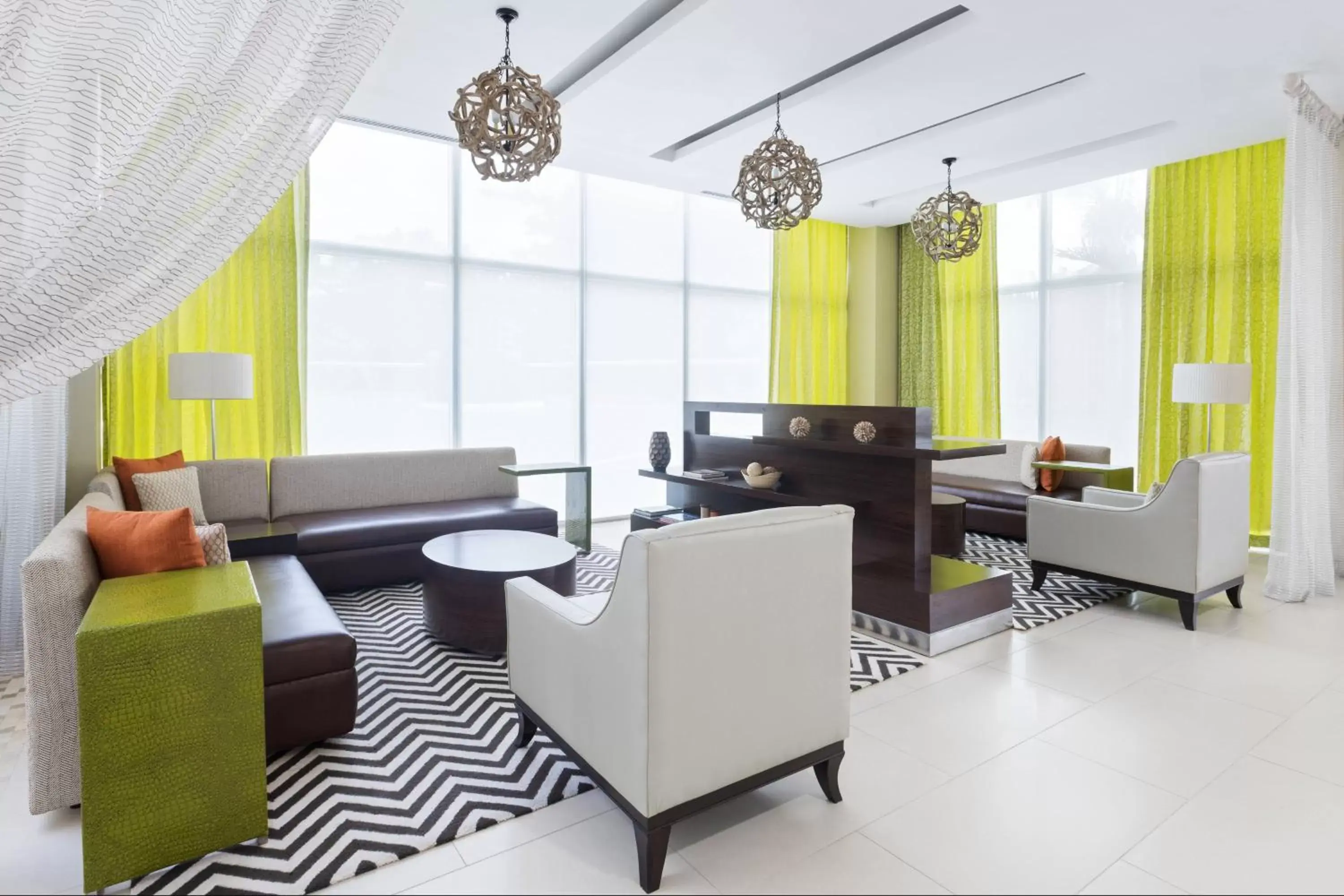 Lobby or reception, Seating Area in Courtyard by Marriott Kingston, Jamaica