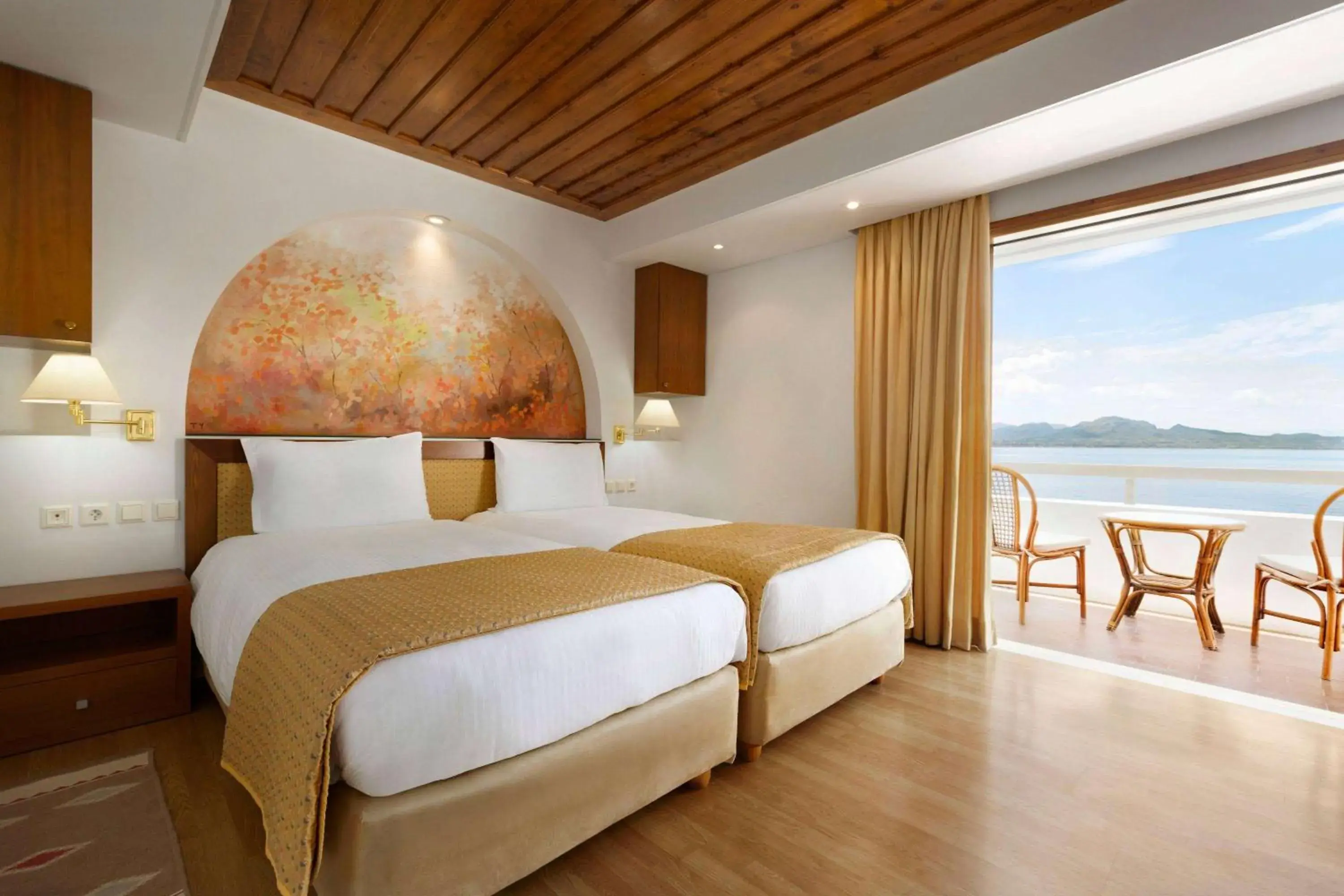 Photo of the whole room, Bed in Ramada Loutraki Poseidon Resort Photo of the whole room, Bed in Ramada Loutraki Poseidon Resort