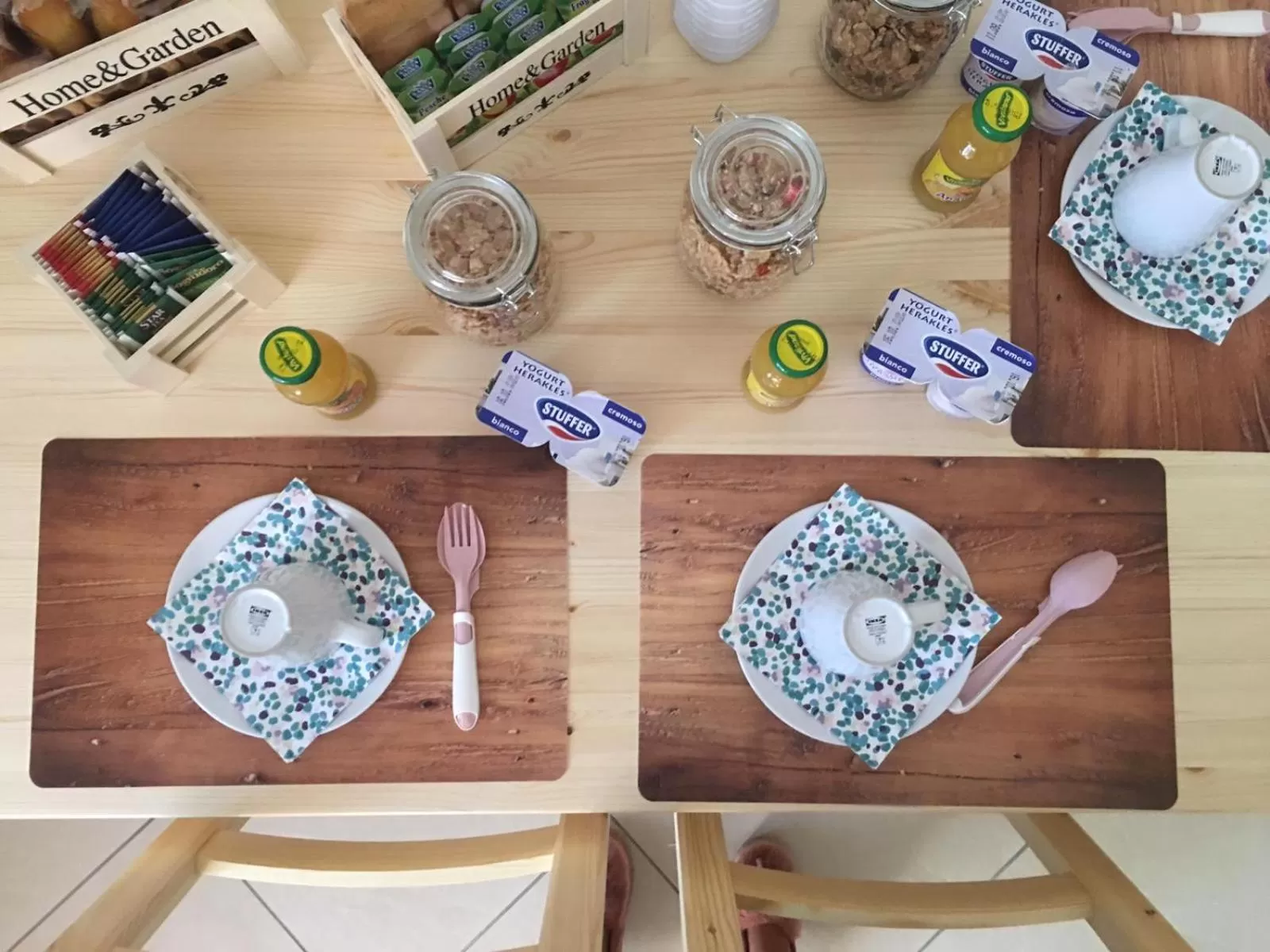 Food and drinks in B&B LA PIETRA