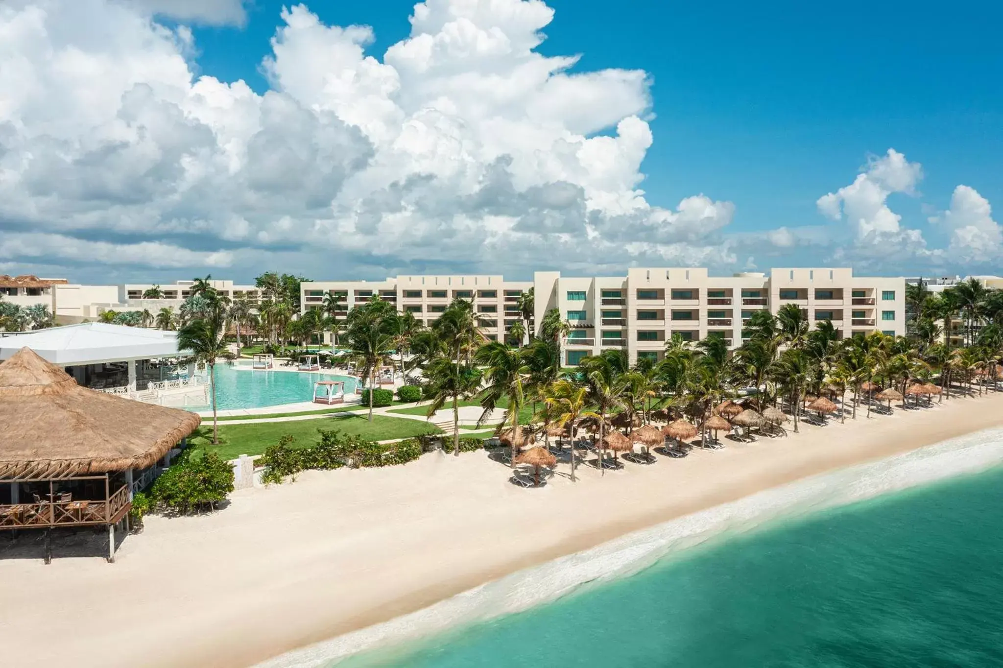 Beach, Pool View in Hyatt Ziva Riviera Cancun All-Inclusive