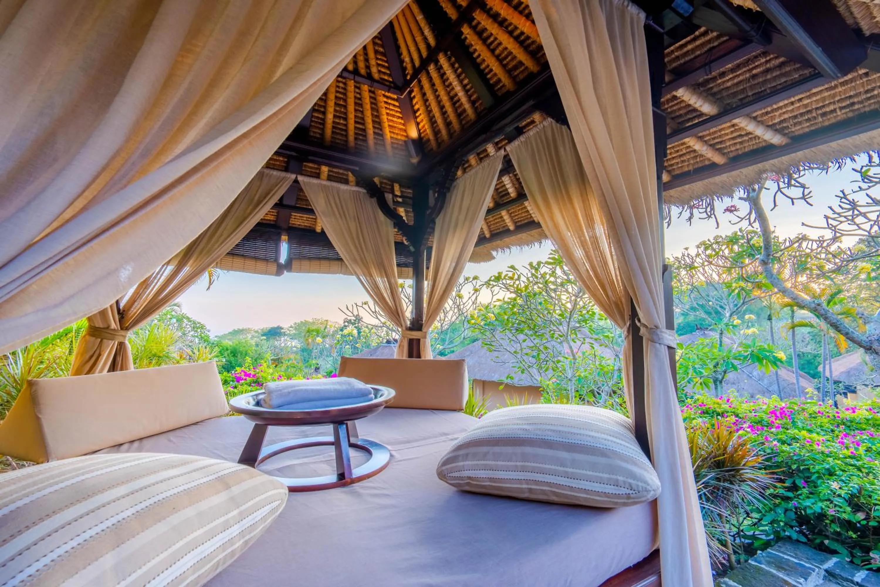 Seating area in AYANA Villas Bali