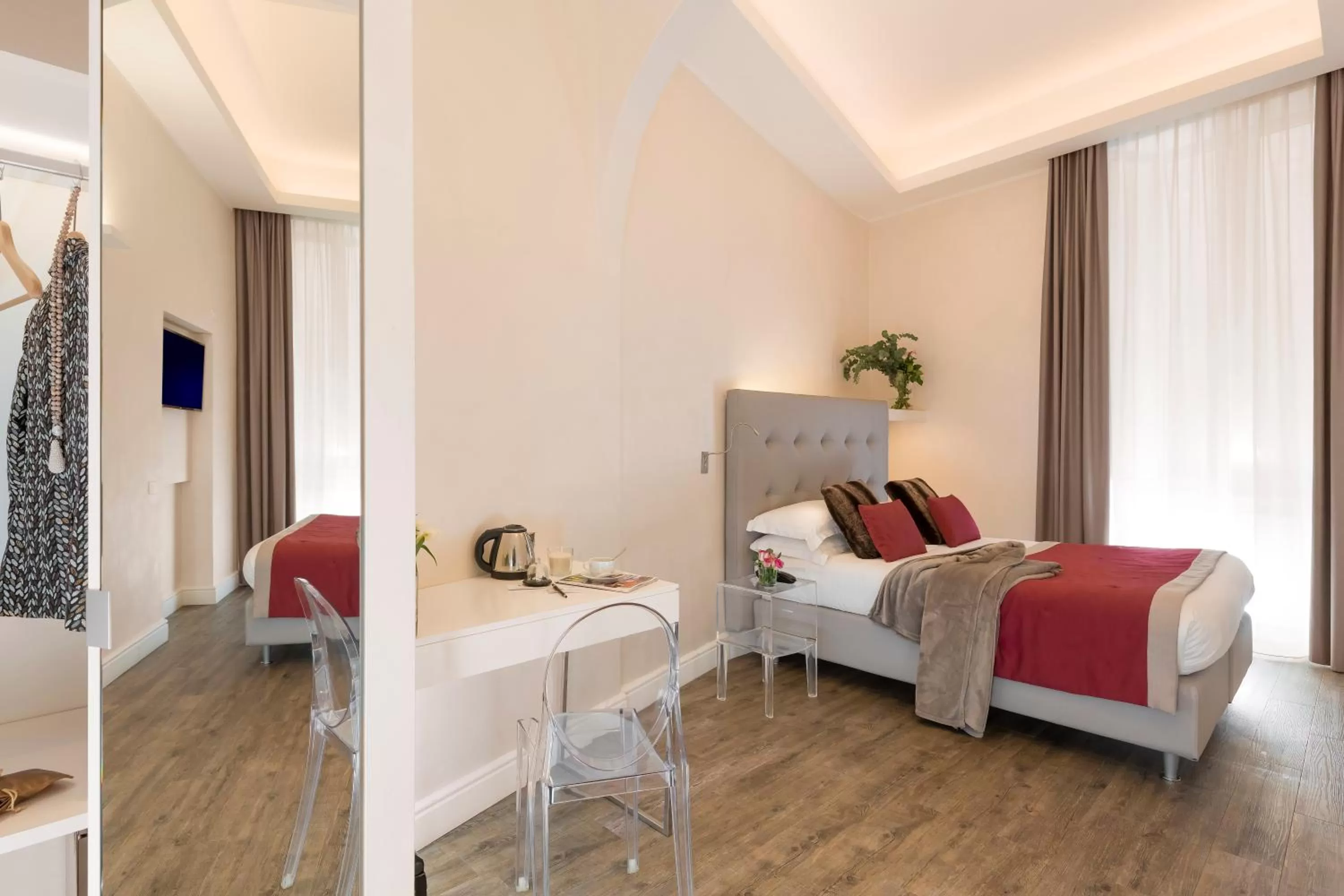 Bedroom, Bed in Hotel Navona