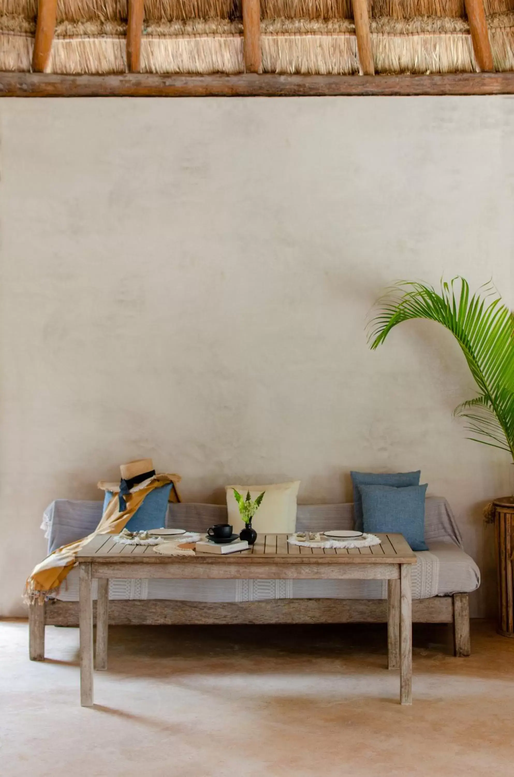 Living room in Encantada Tulum