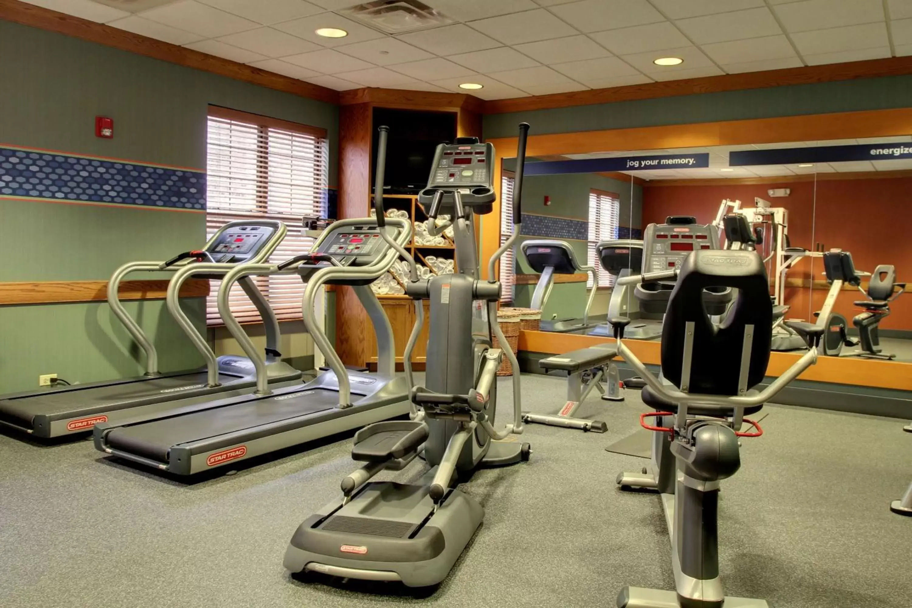 Fitness centre/facilities, Fitness Center/Facilities in Hampton Inn & Suites Chicago/Aurora