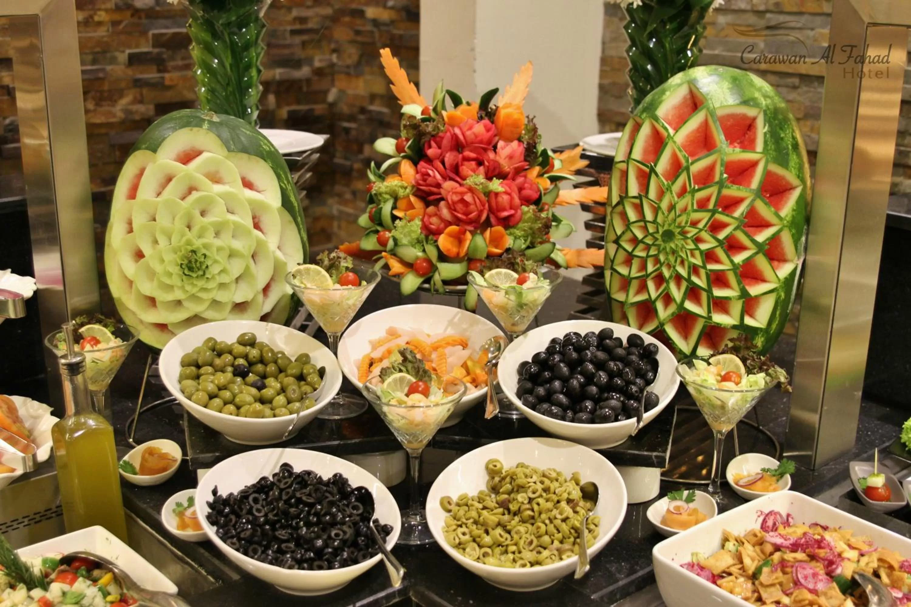 Food close-up in Carawan Al Fahad Hotel