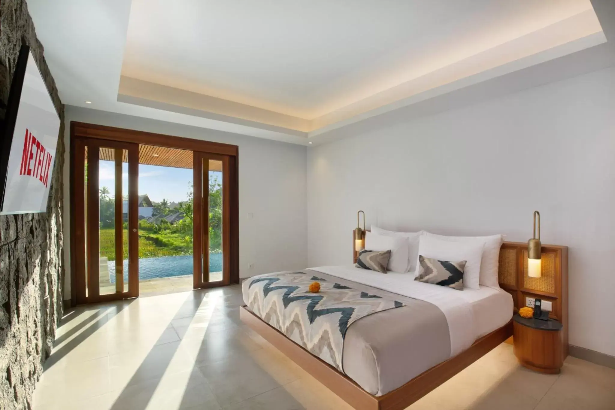 Photo of the whole room, Bed in Kaamala Resort Ubud by Ini Vie Hospitality