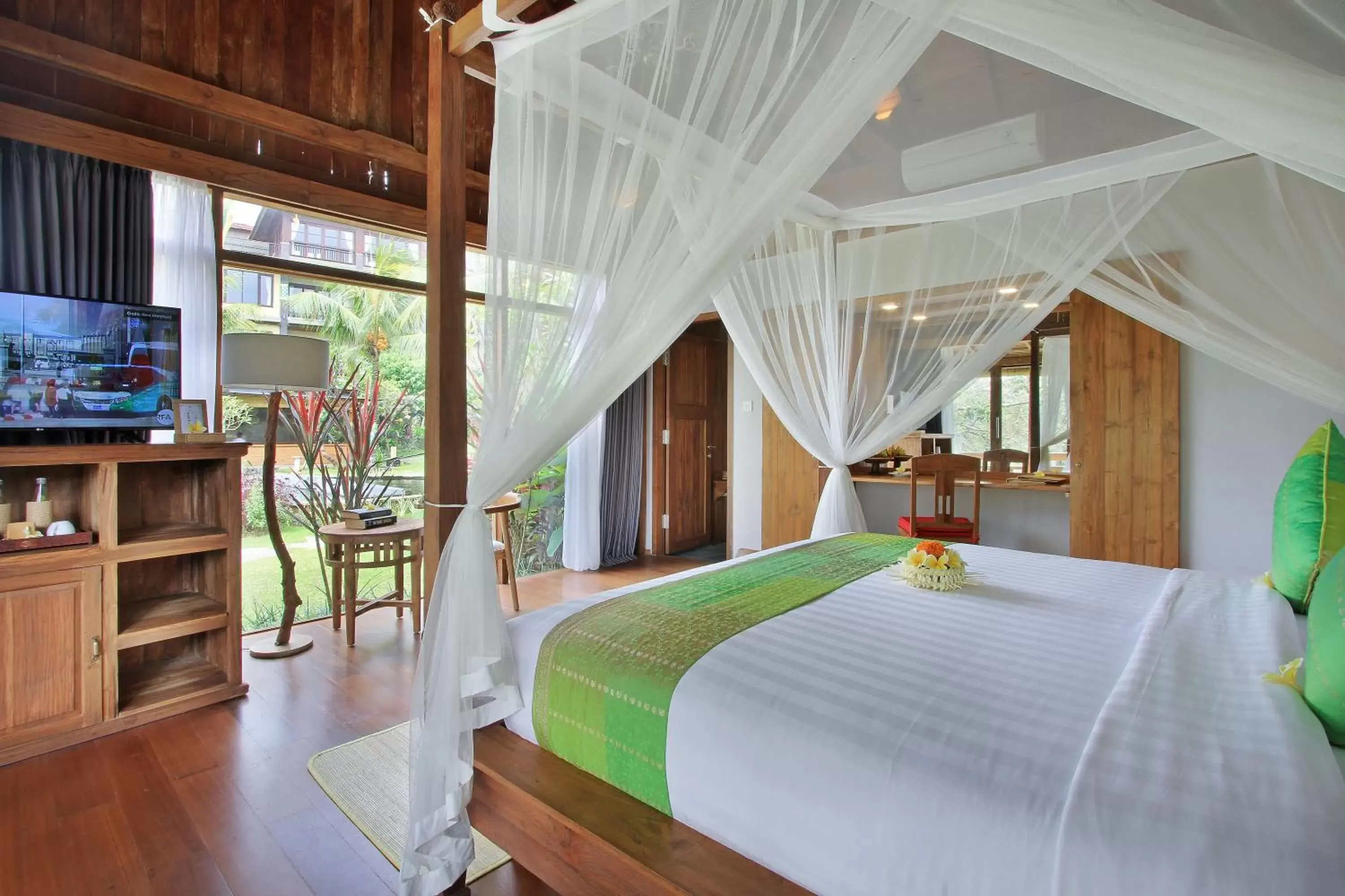 Bed in Bucu View Resort